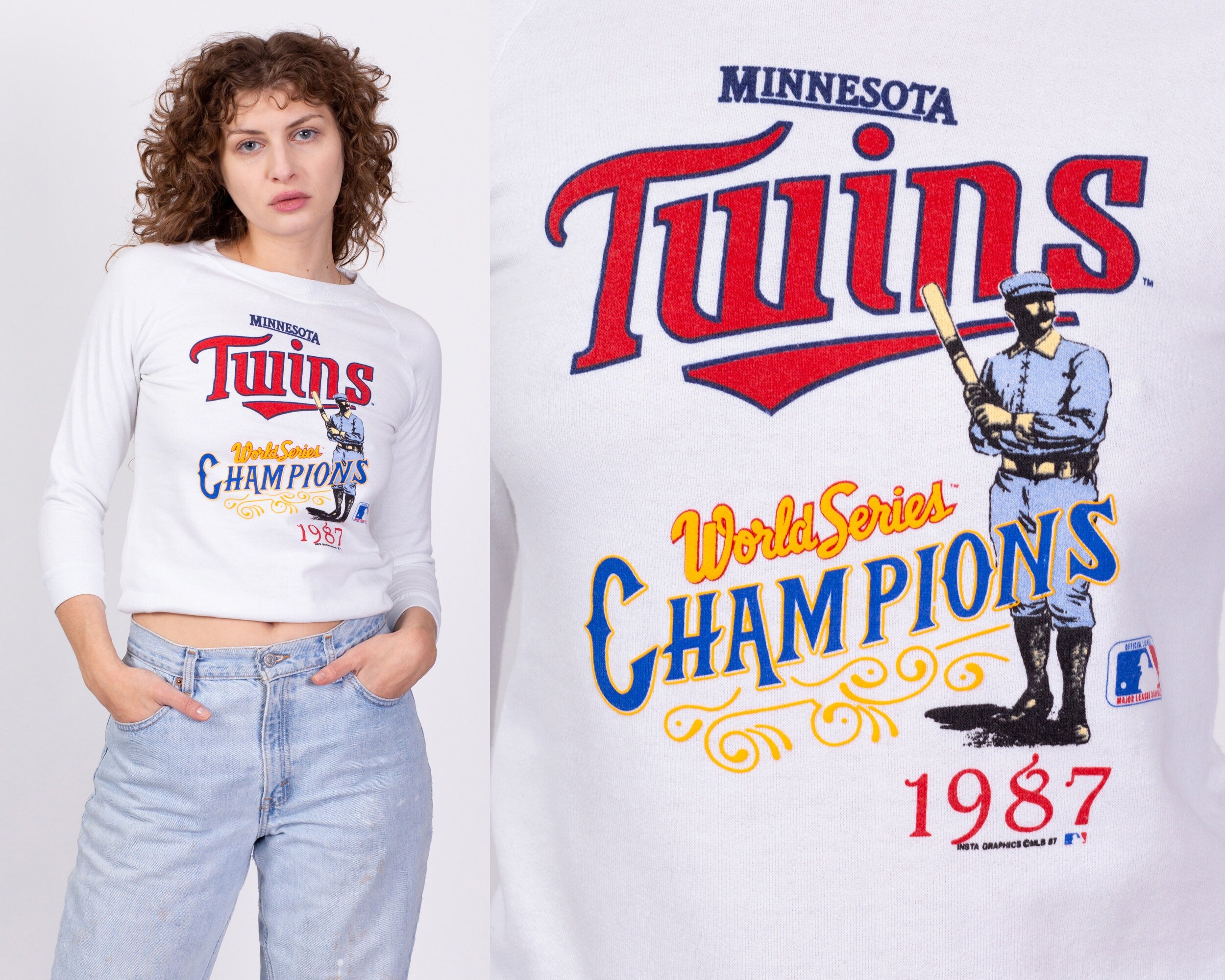 80s Minnesota Twins World Series 1987 t-shirt Medium - The