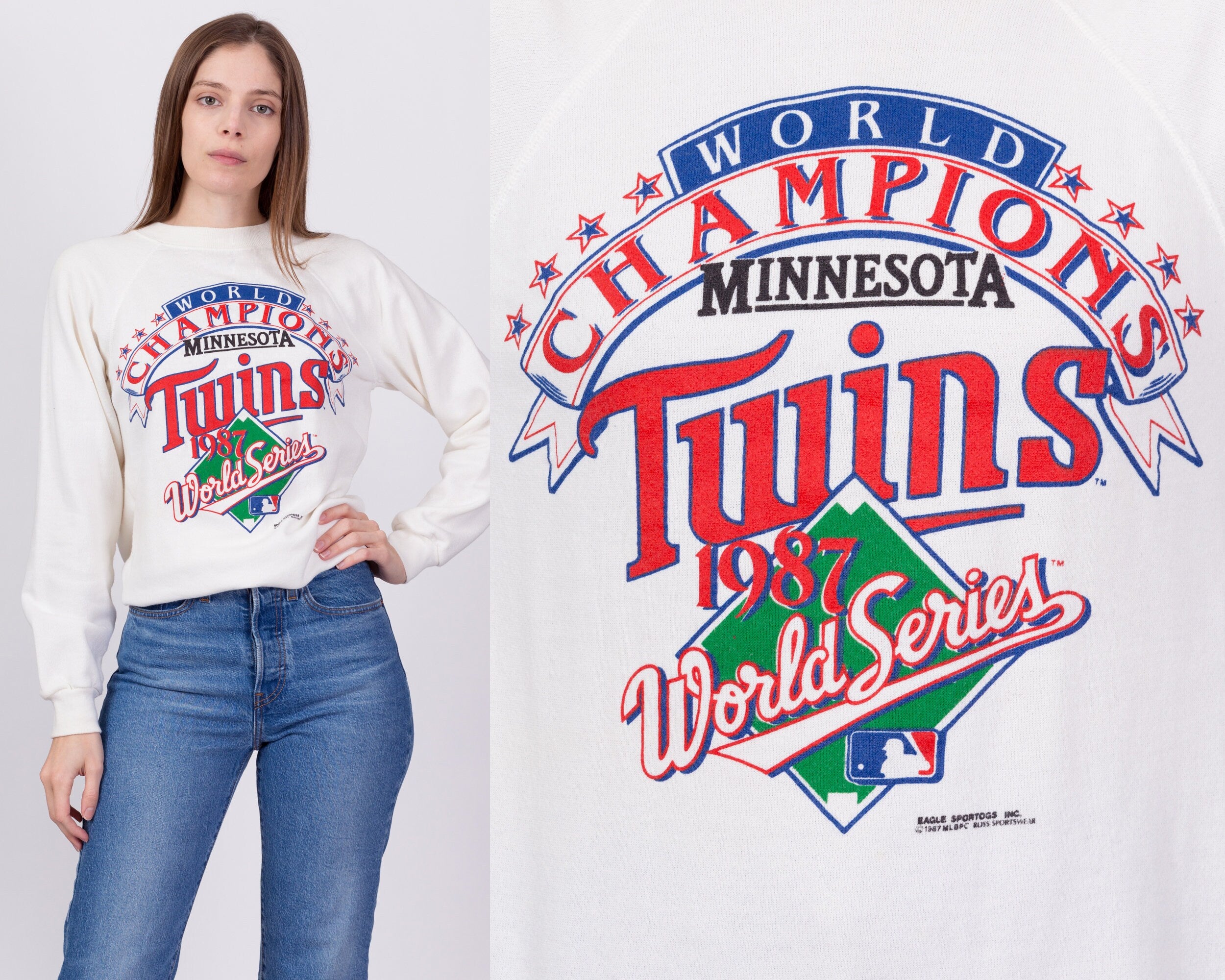 Vintage Minnesota Twins 1987 World Series Sweatshirt Size Small –  Yesterday's Attic