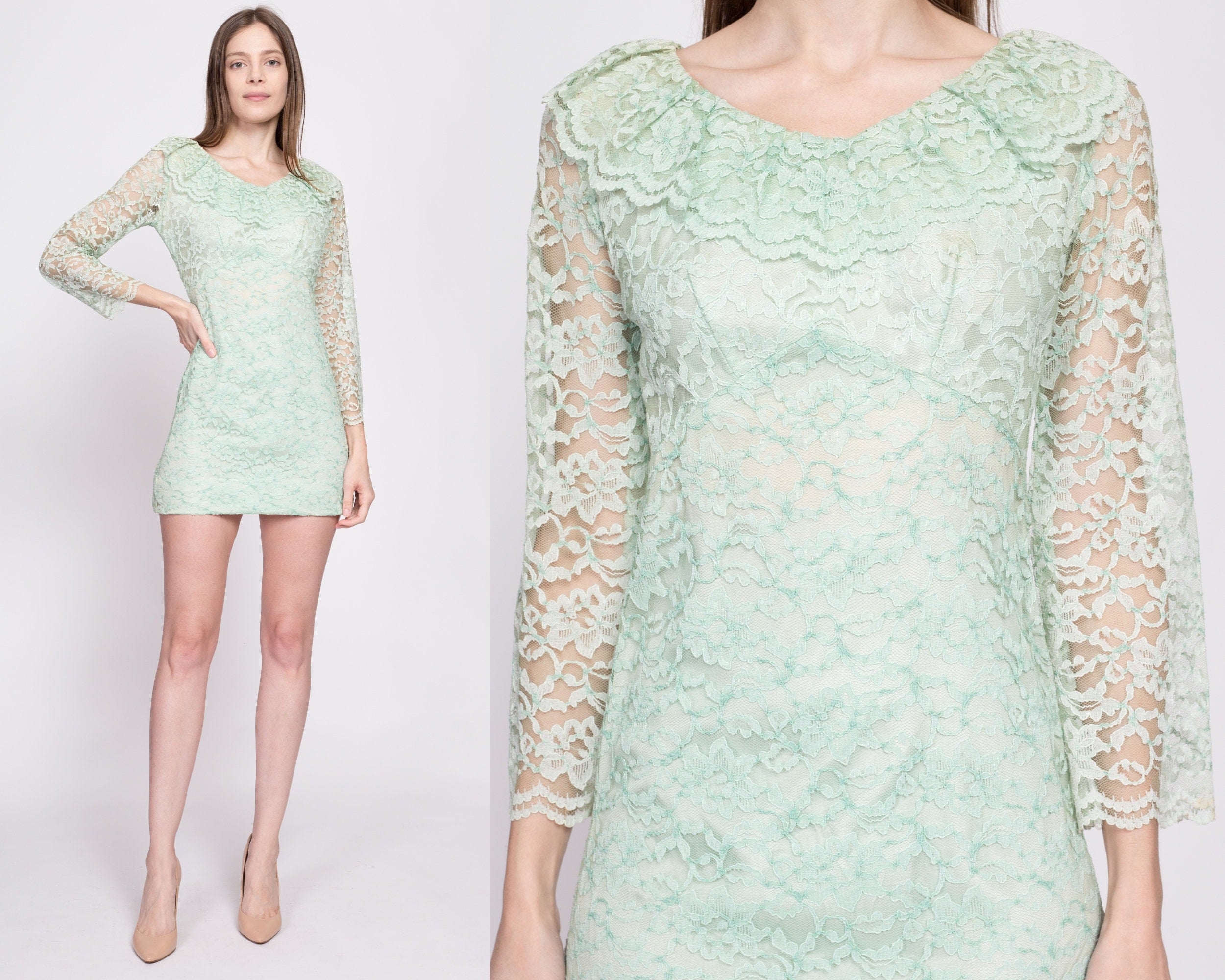Chic mint green lace dress In A Variety Of Stylish Designs