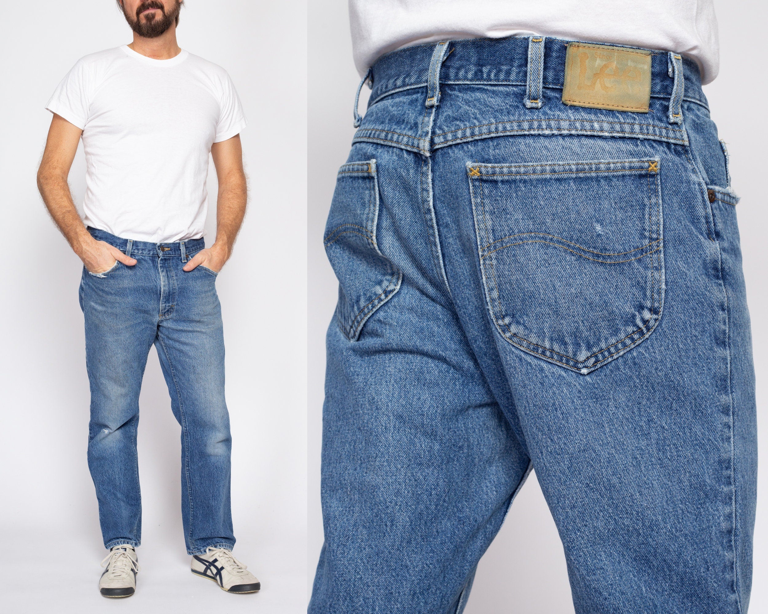 32&quot; Waist 90s Lee Dad Jeans