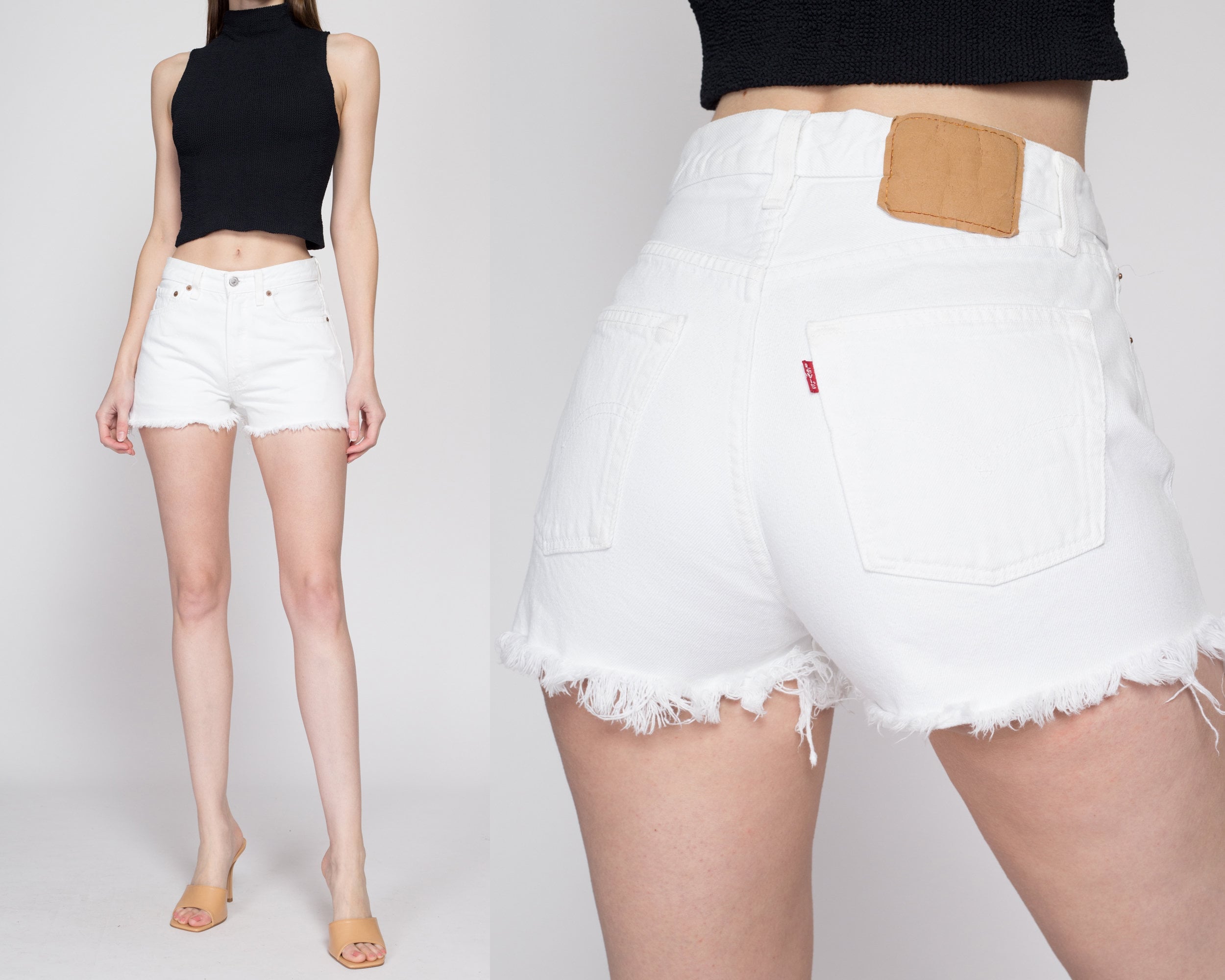 Vintage orders white levis 501