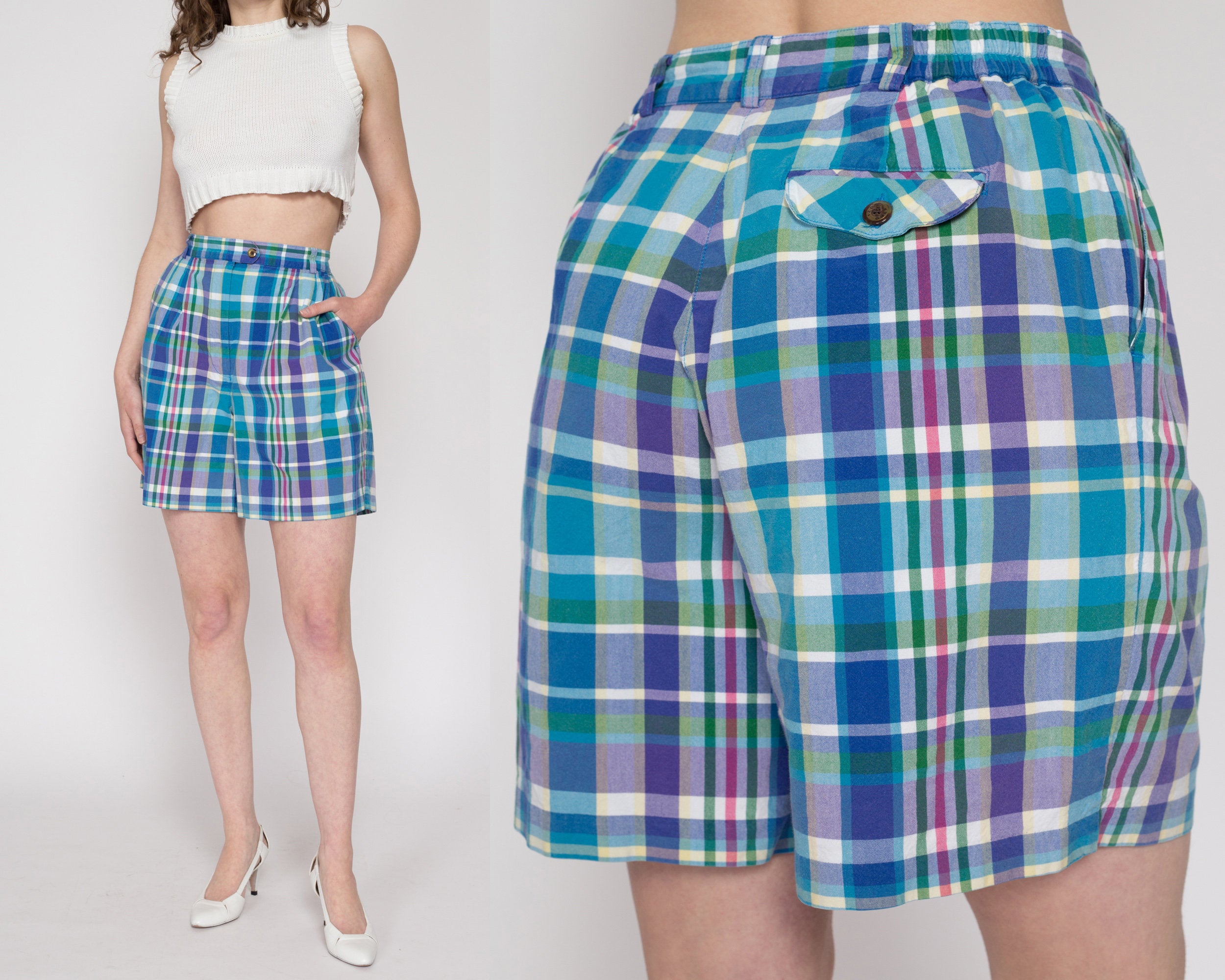 Izod plaid shorts online