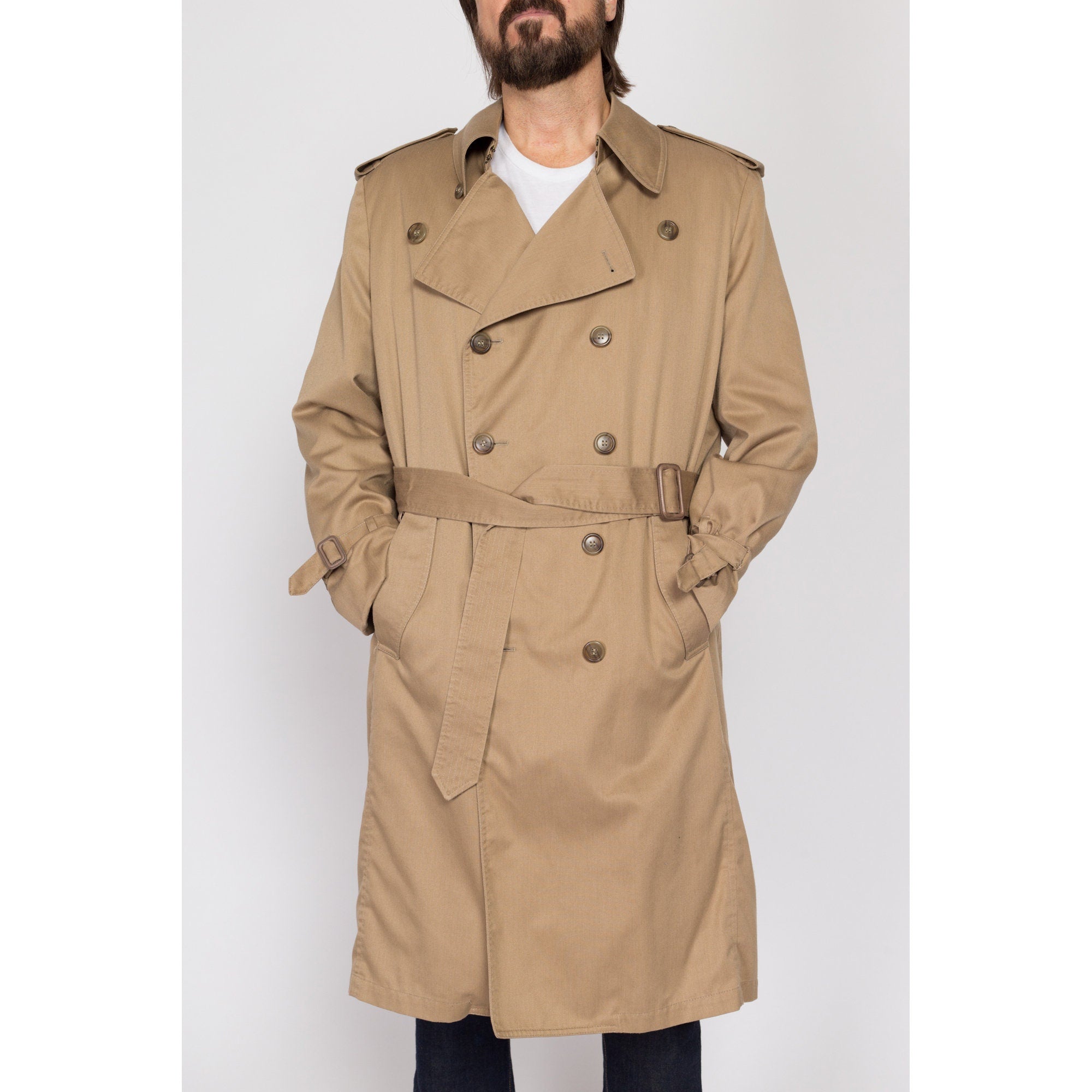 London fog trench coat deals