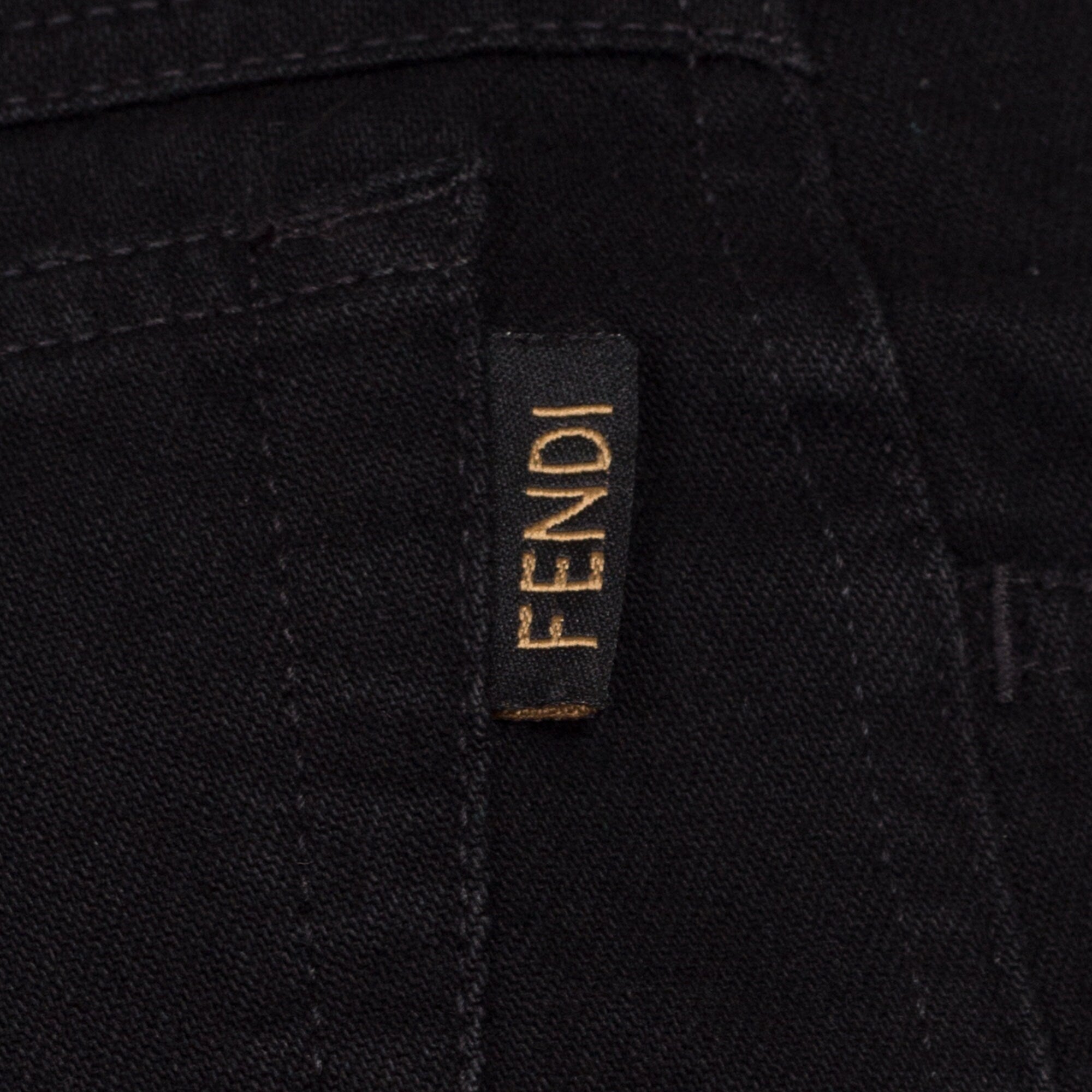 FENDI Vintage Black Bootcut Jeans Size offers 26