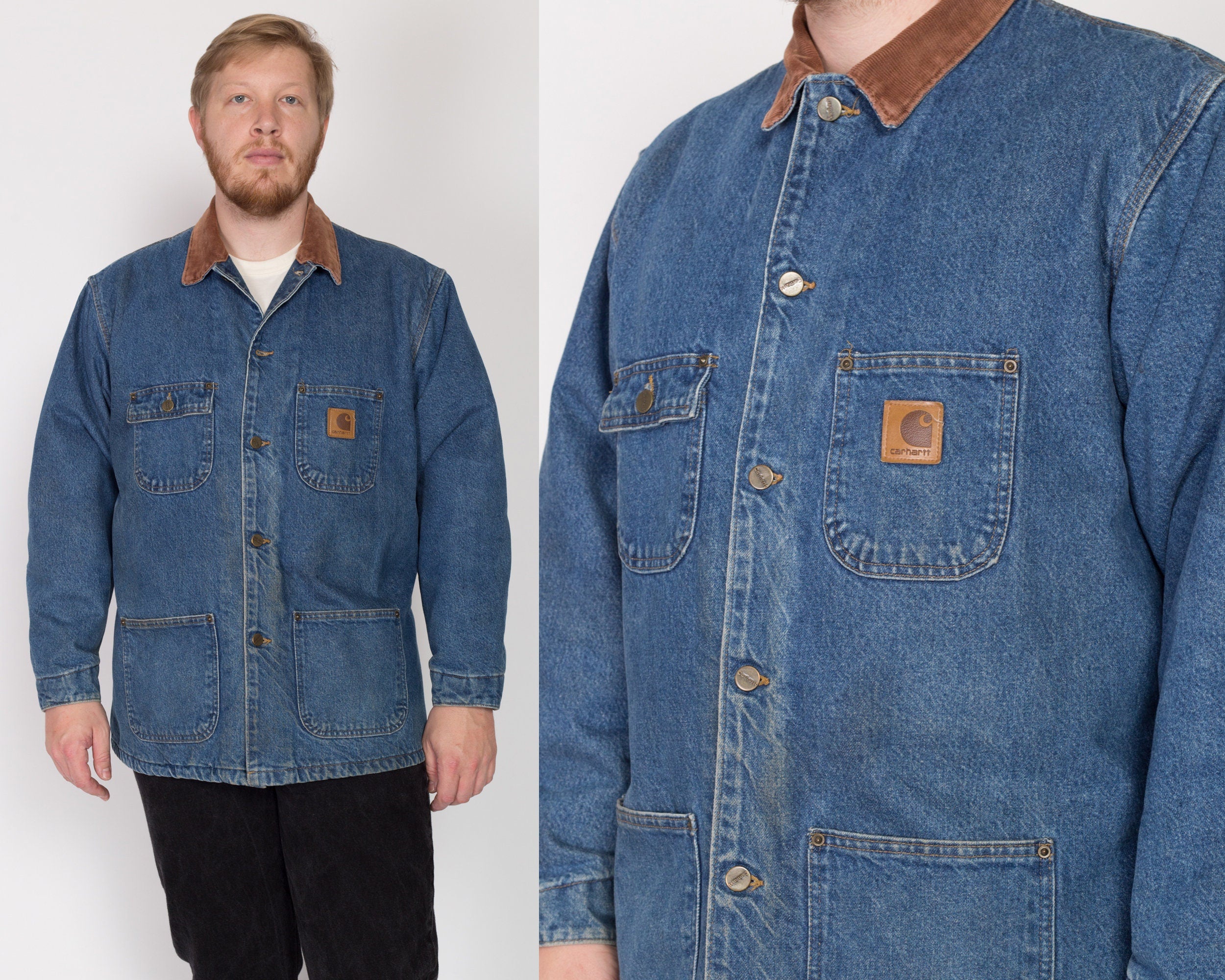 Denim blanket lined chore coat hotsell