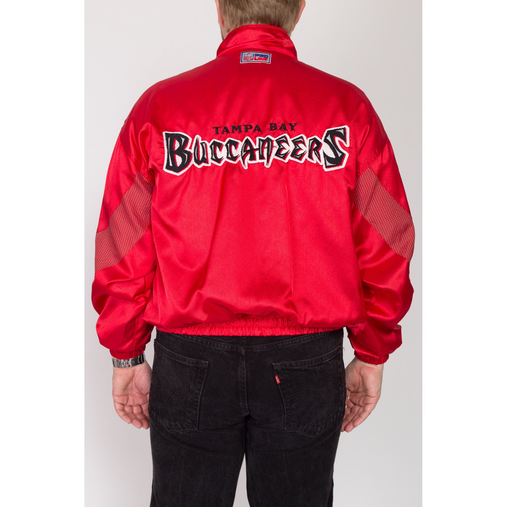 2X 90s Tampa Bay Buccaneers NFL Pro Line Red Satin Jacket – Flying Apple  Vintage