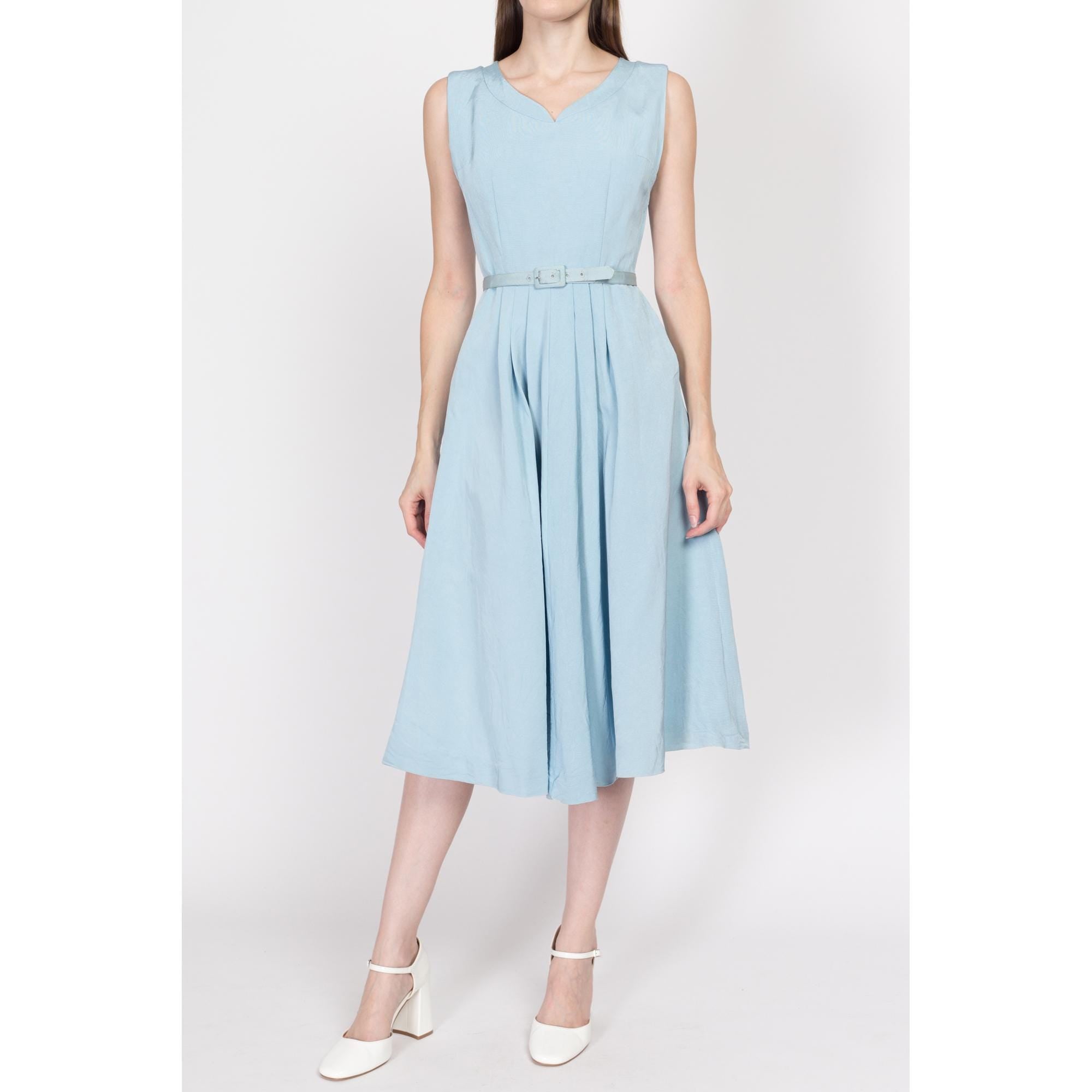 50s midi orders dress