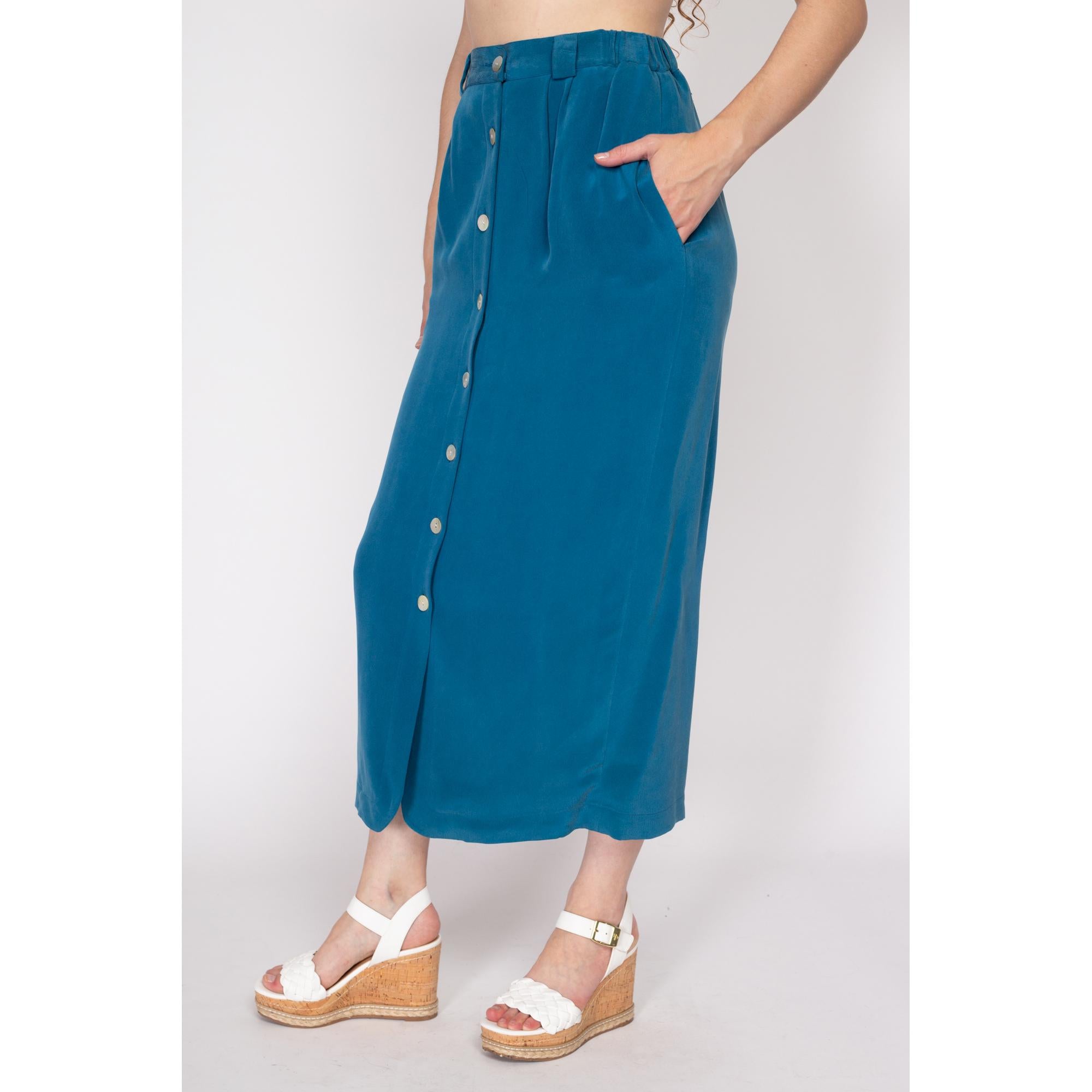 90s maxi skirt button hotsell