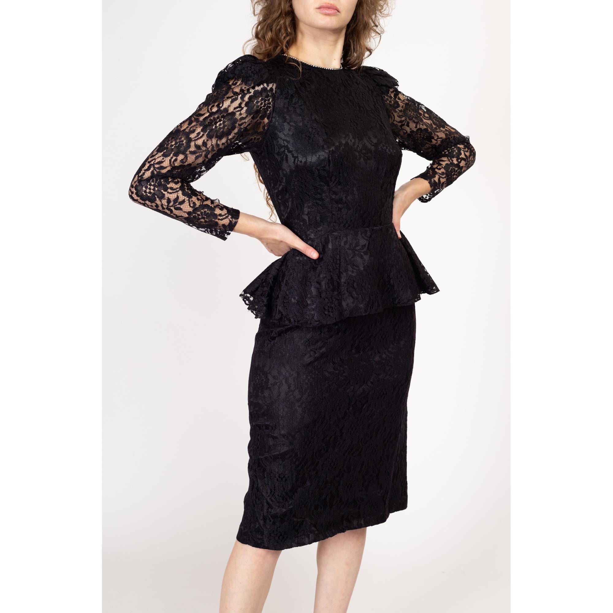 Peplum cocktail dress with sleeves hotsell