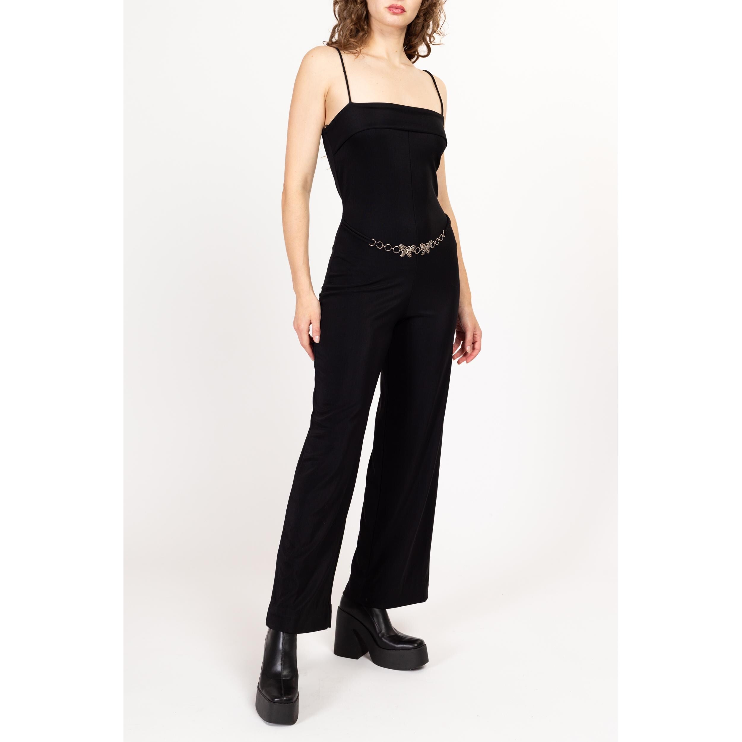 Gorgeous vintage jumpsuit with matching selling belt & bandana