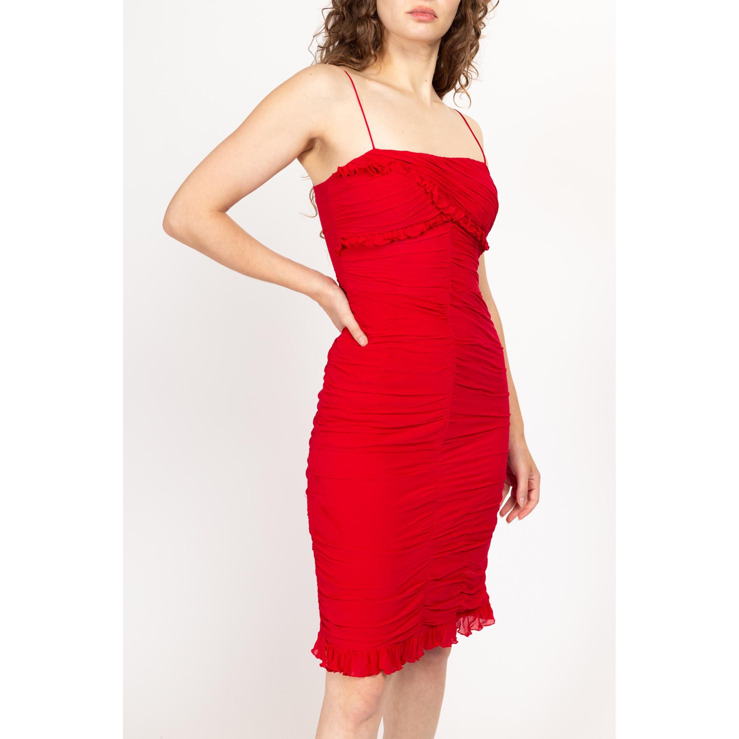 Red newest Cache Mini Dress