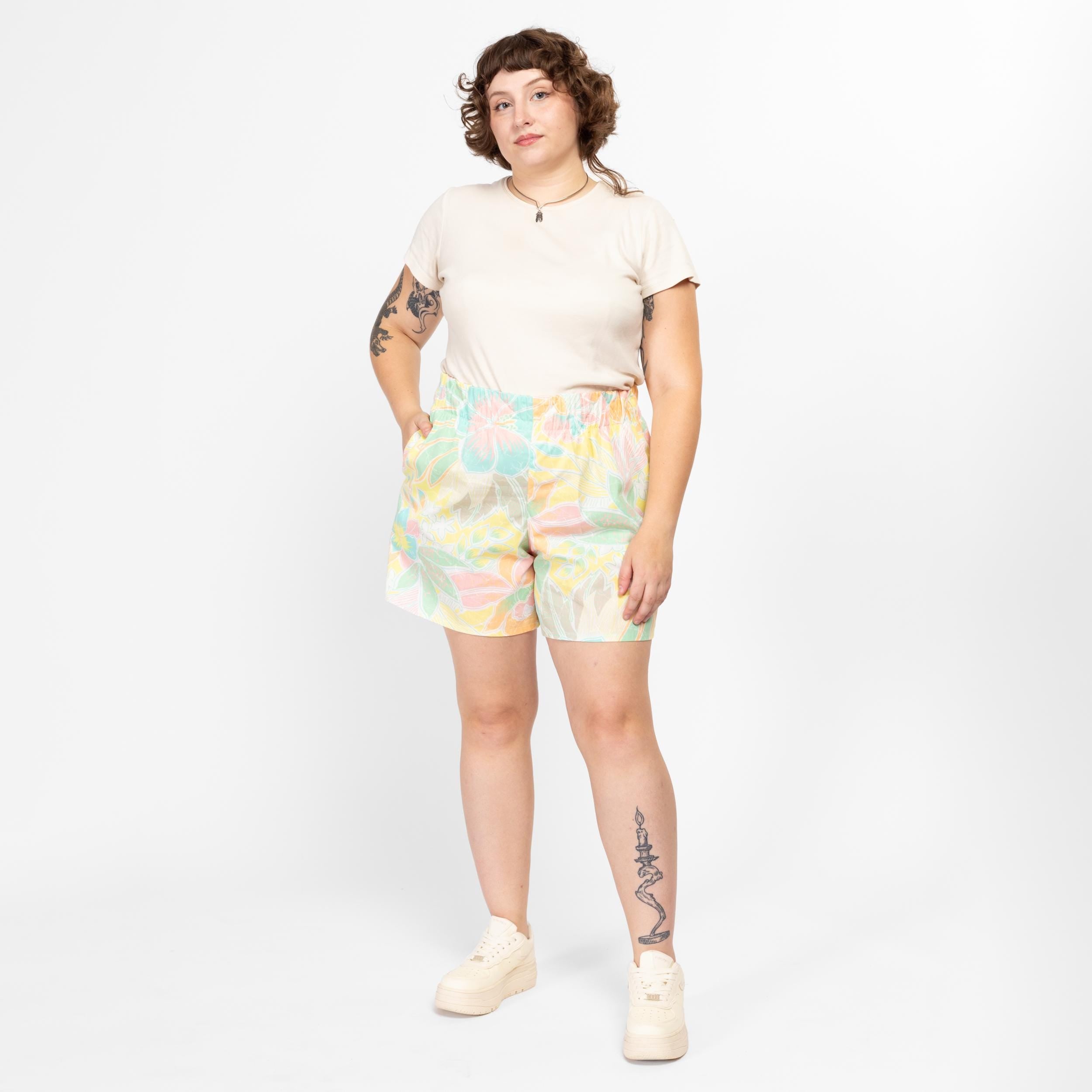 Pastel high waisted shorts hotsell