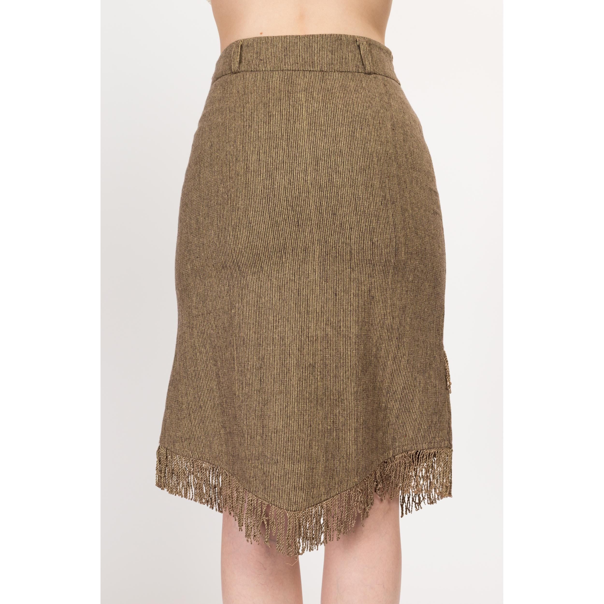 Fringe skirt 90s best sale