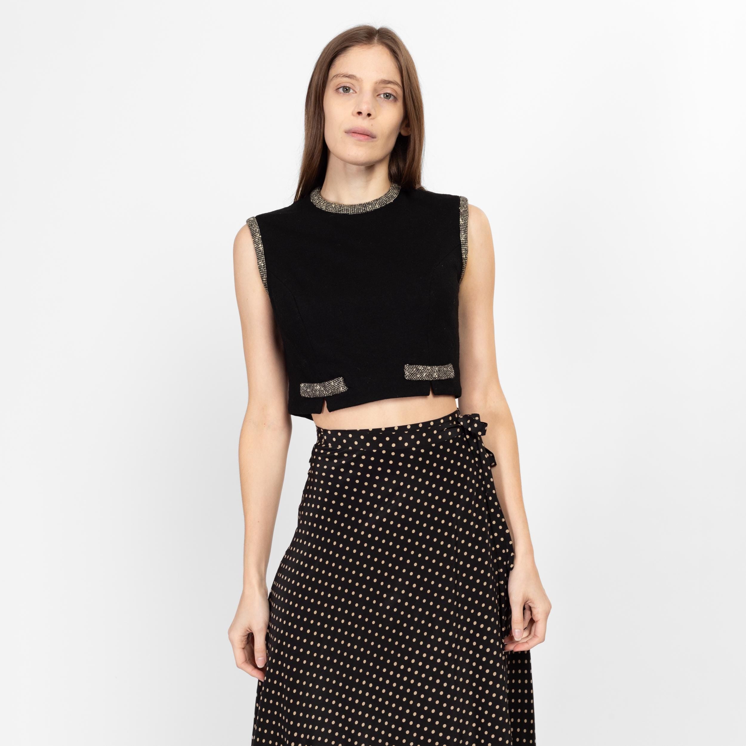 50s crop top and skirt hotsell