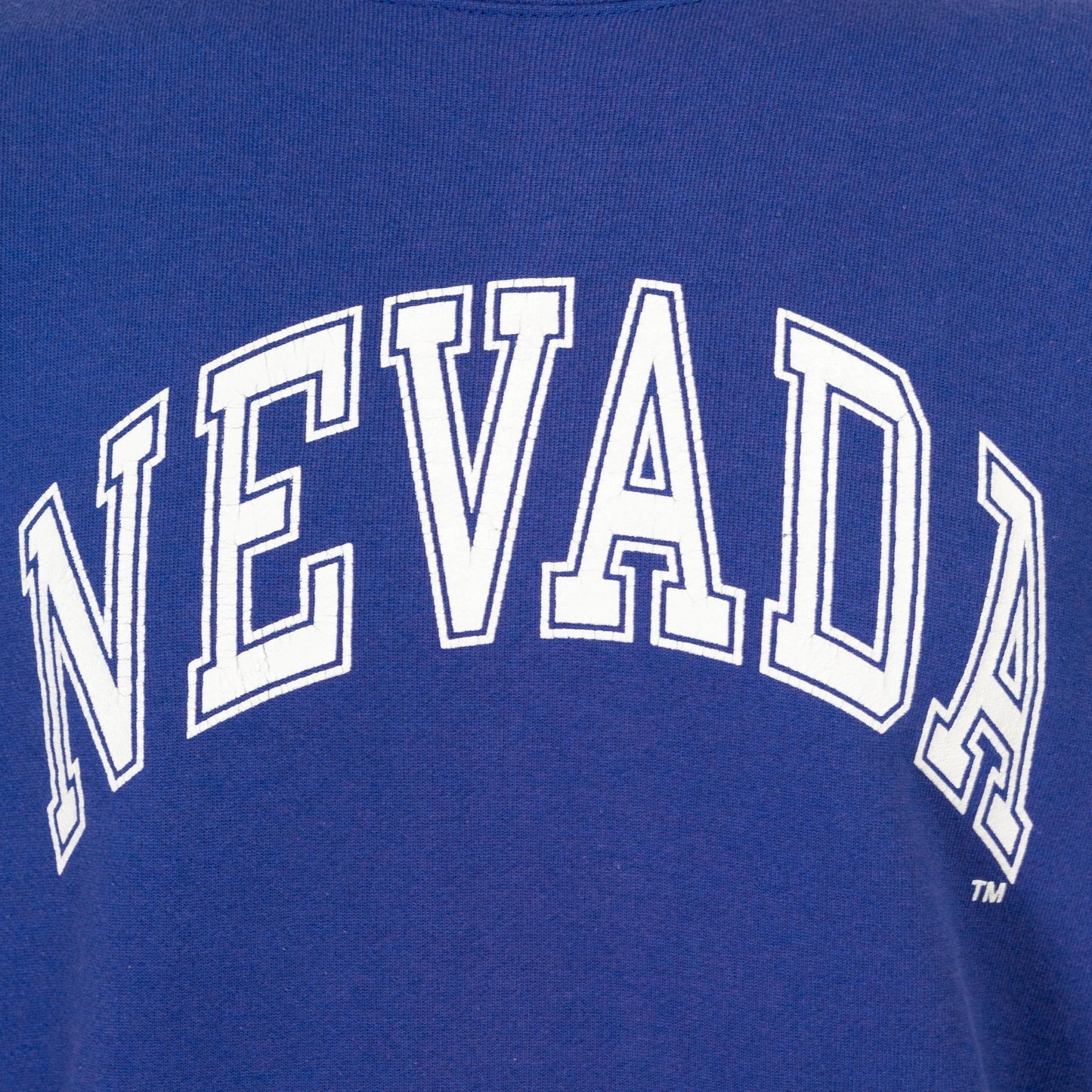 Large 90s University Of Nevada Sweatshirt | Vintage Blue Collegiate Graphic Crewneck Sweater