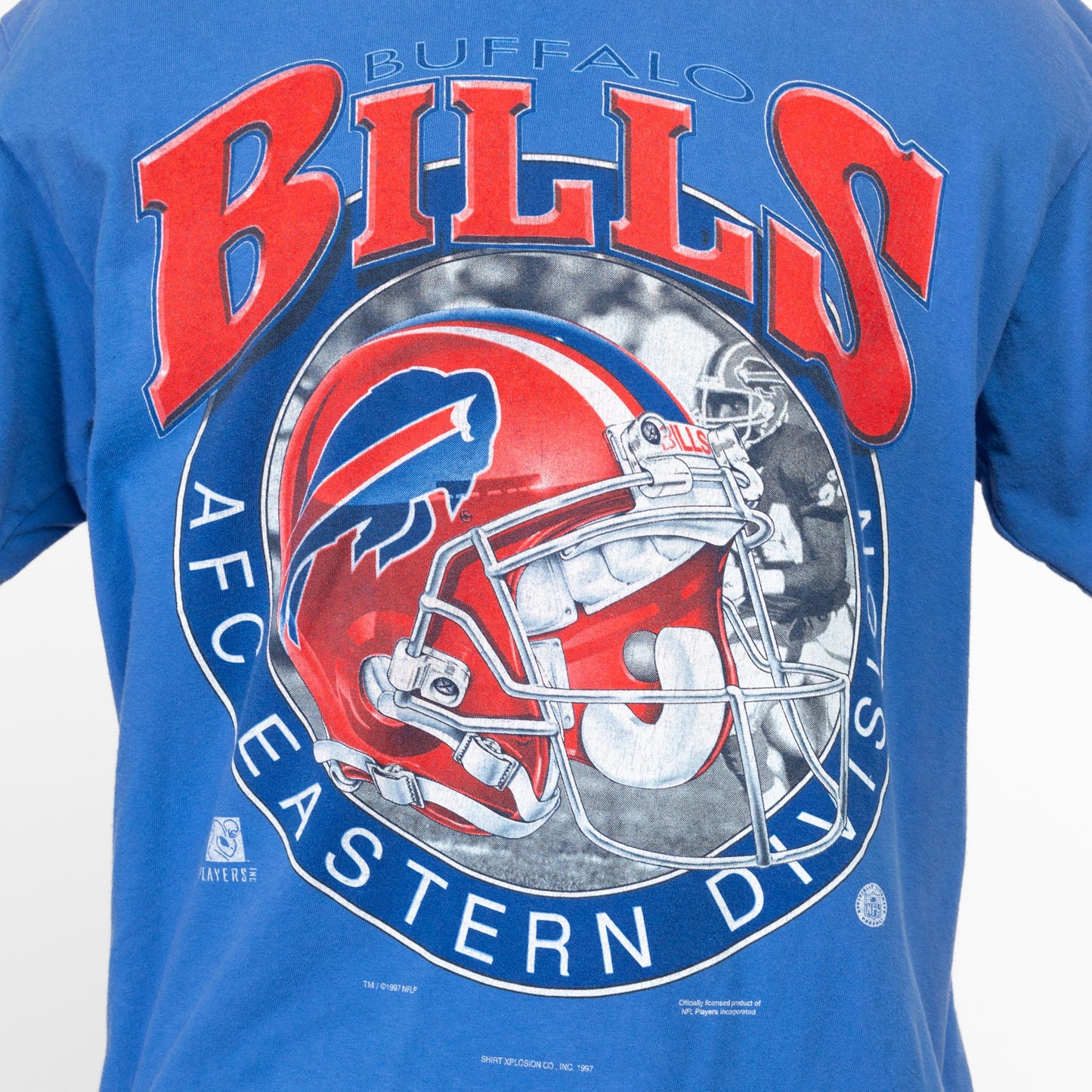 Medium 90s Buffalo Bills T Shirt | Vintage Blue NFL Football Graphic Tee