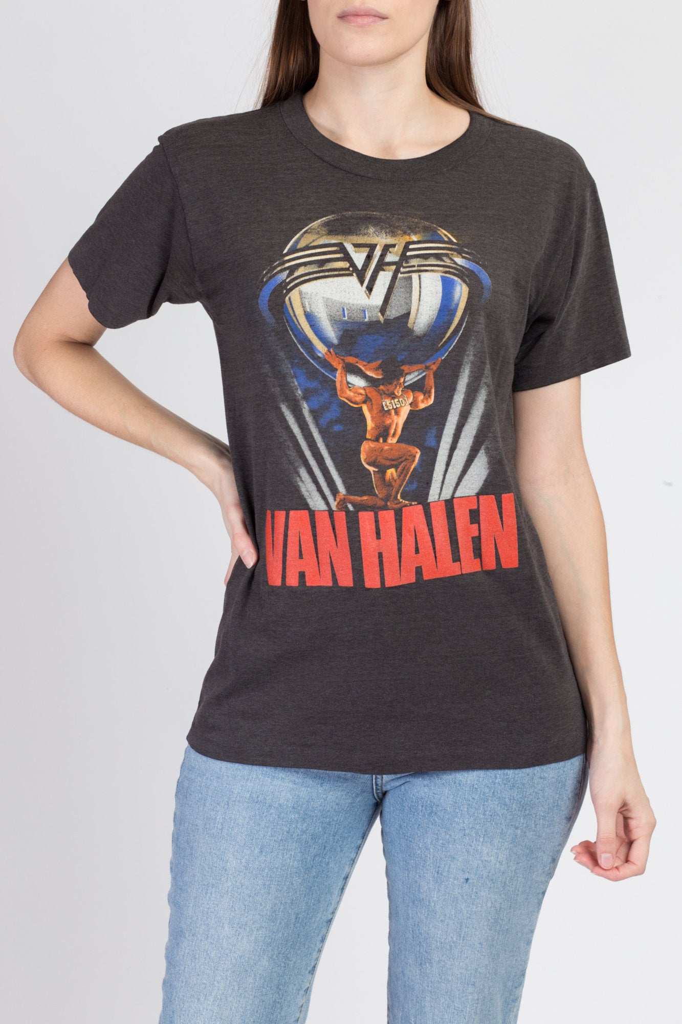 Vintage 80s Van Halen 5150 Tour T Shirt - Medium