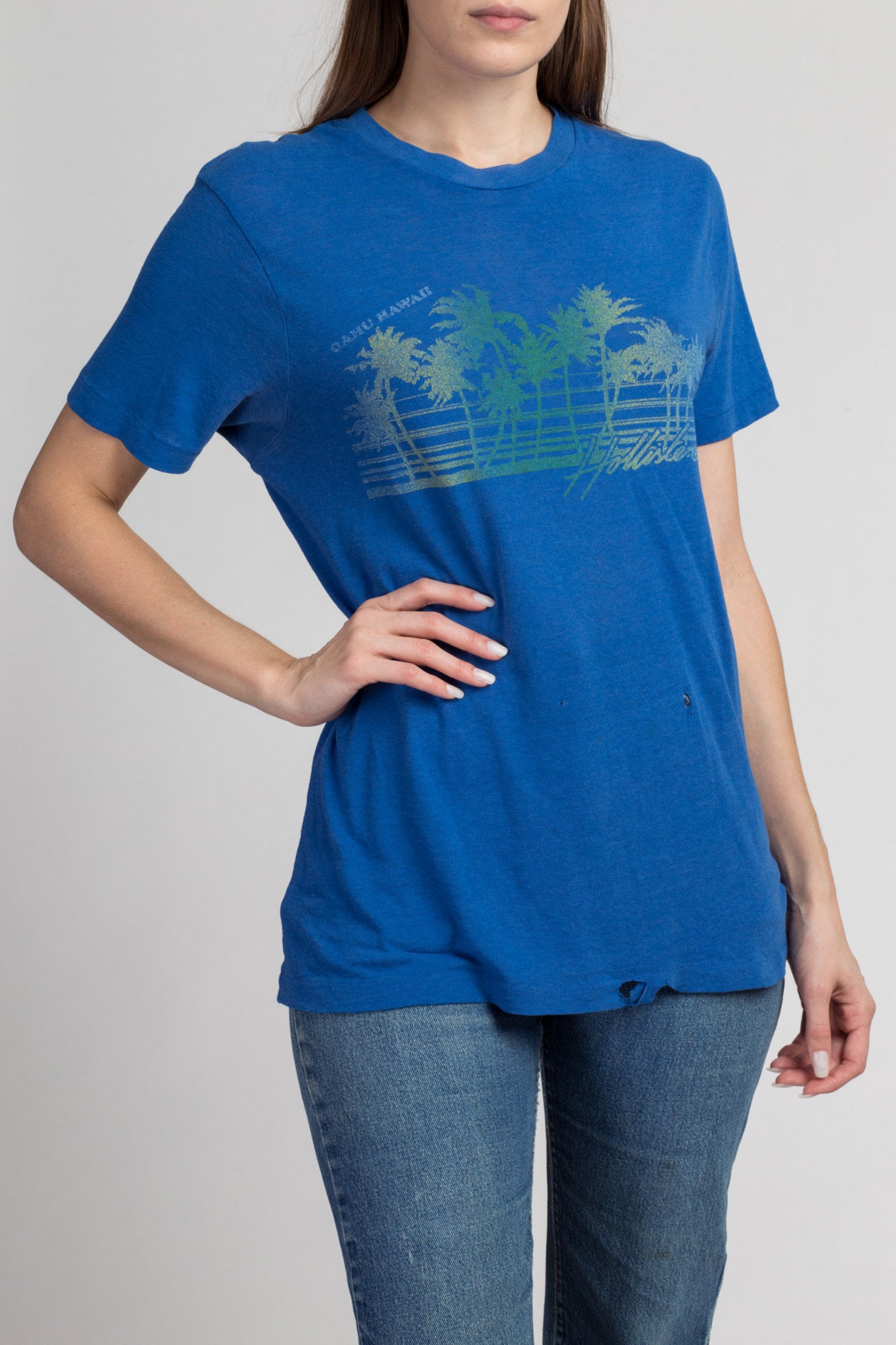 Hollister palm clearance tree shirt