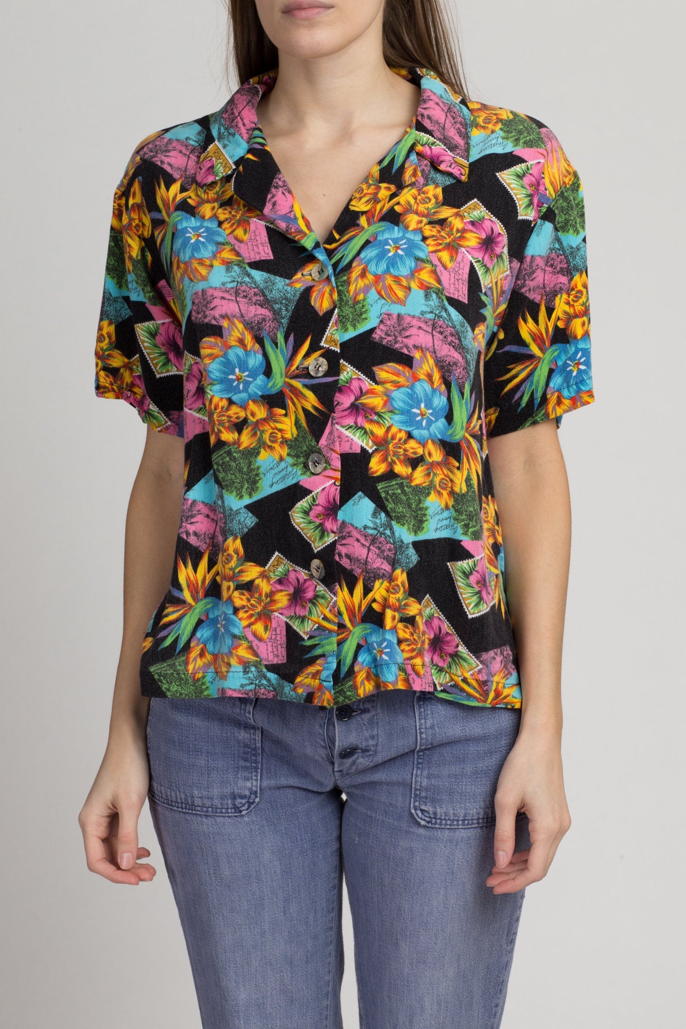 vintage hawaiian shirt womens