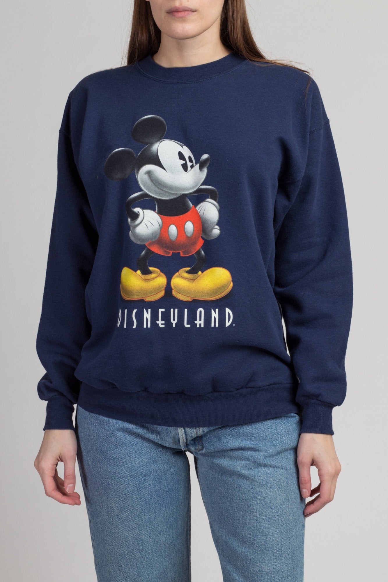 90s Mickey Mouse Disneyland Sweatshirt Medium – Flying Apple Vintage
