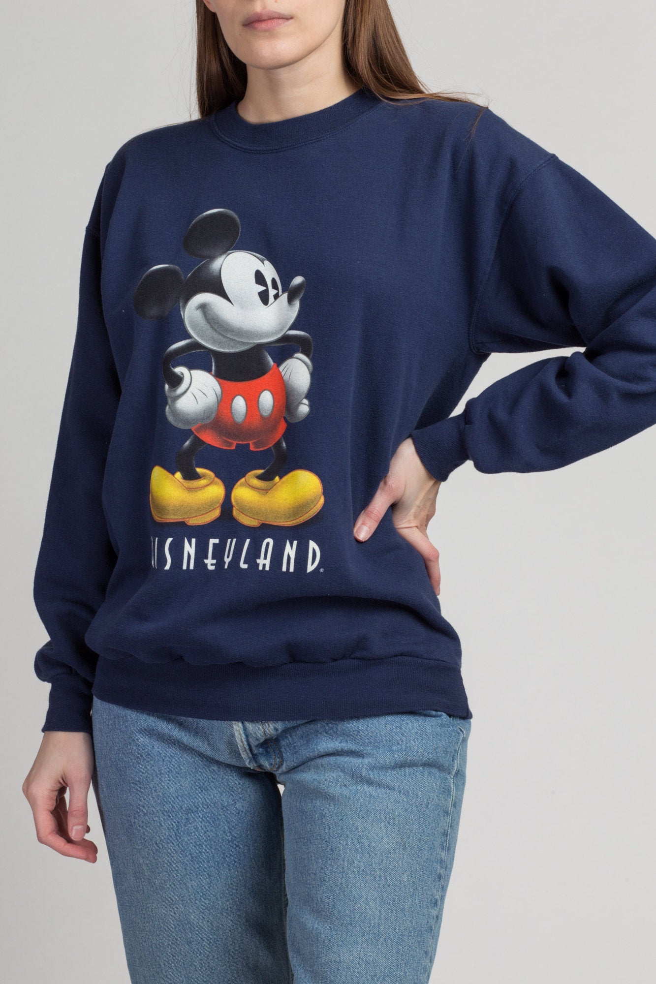 90s Mickey Mouse Disneyland Sweatshirt - Medium