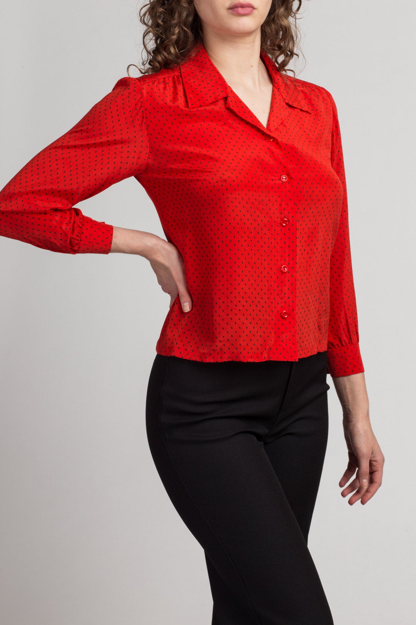 Red blouse store