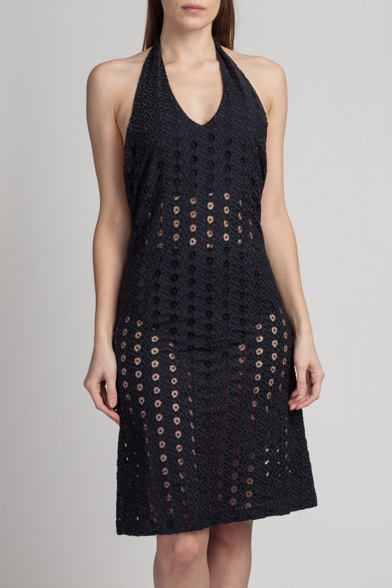 Black shop eyelet sundress