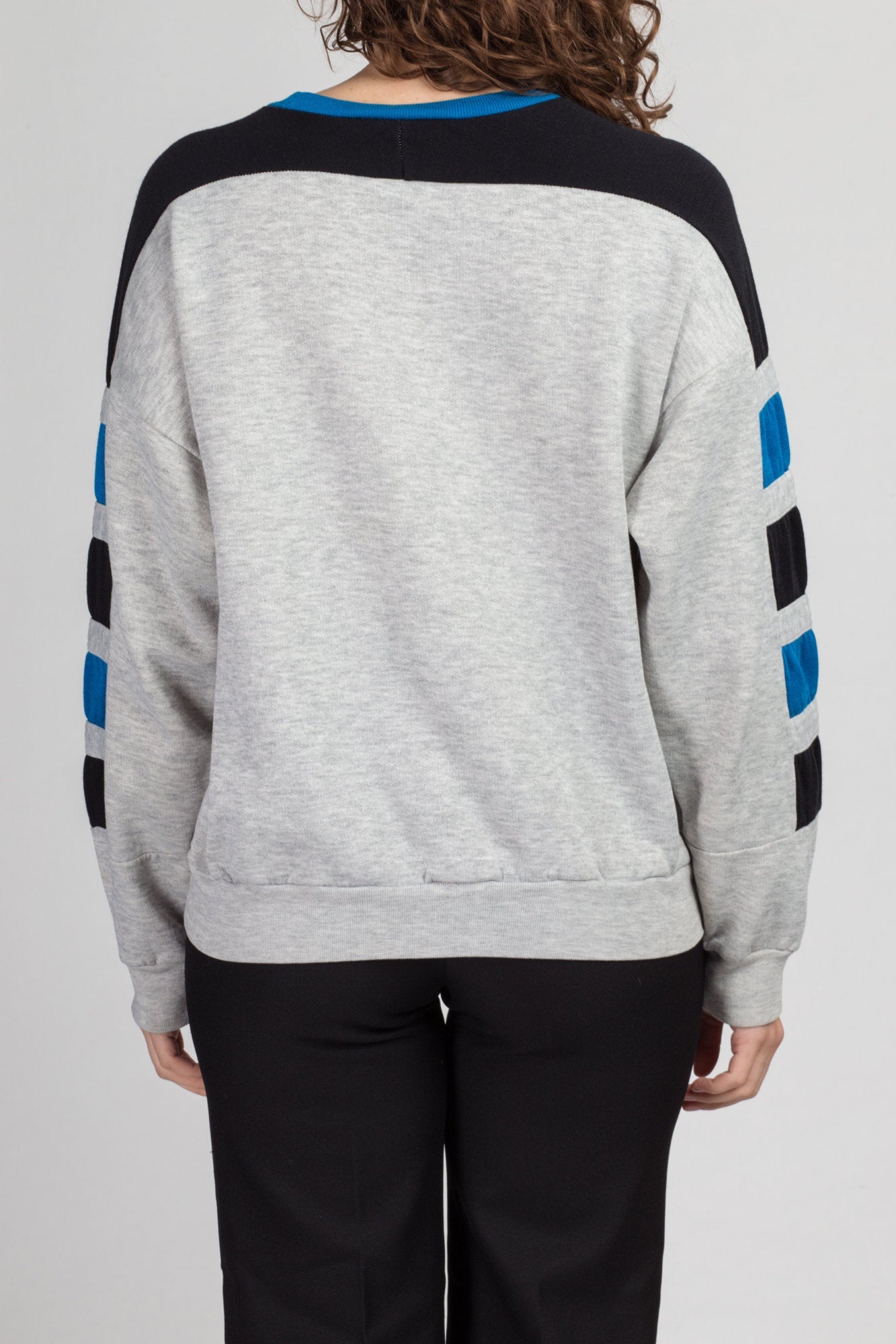 90s Color Block Spalding Sweatshirt - Men's Large, Women's XL