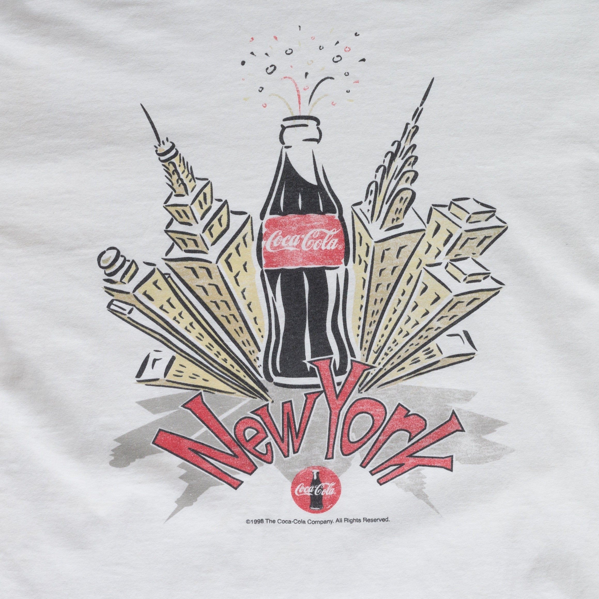 90s New York City Coca Cola T Shirt - Men's Large, Women's XL