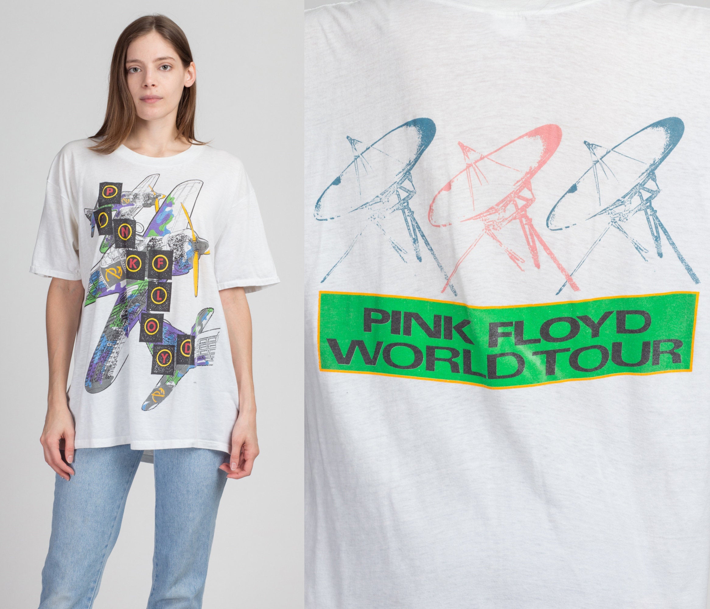 Vintage 1987 Pink Floyd World Tour T Shirt - Extra Large