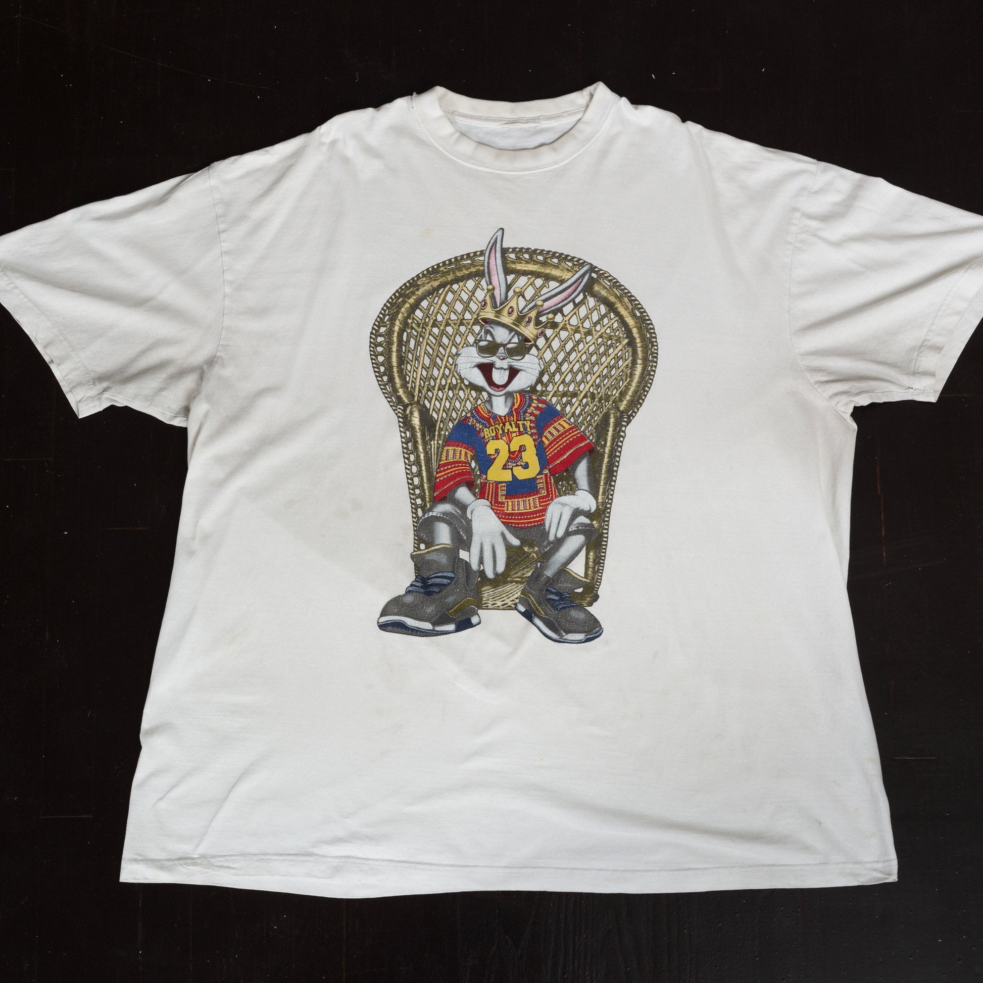 Flying Apple Vintage 90s Bugs Bunny Biggie T Shirt - Men's 3XL