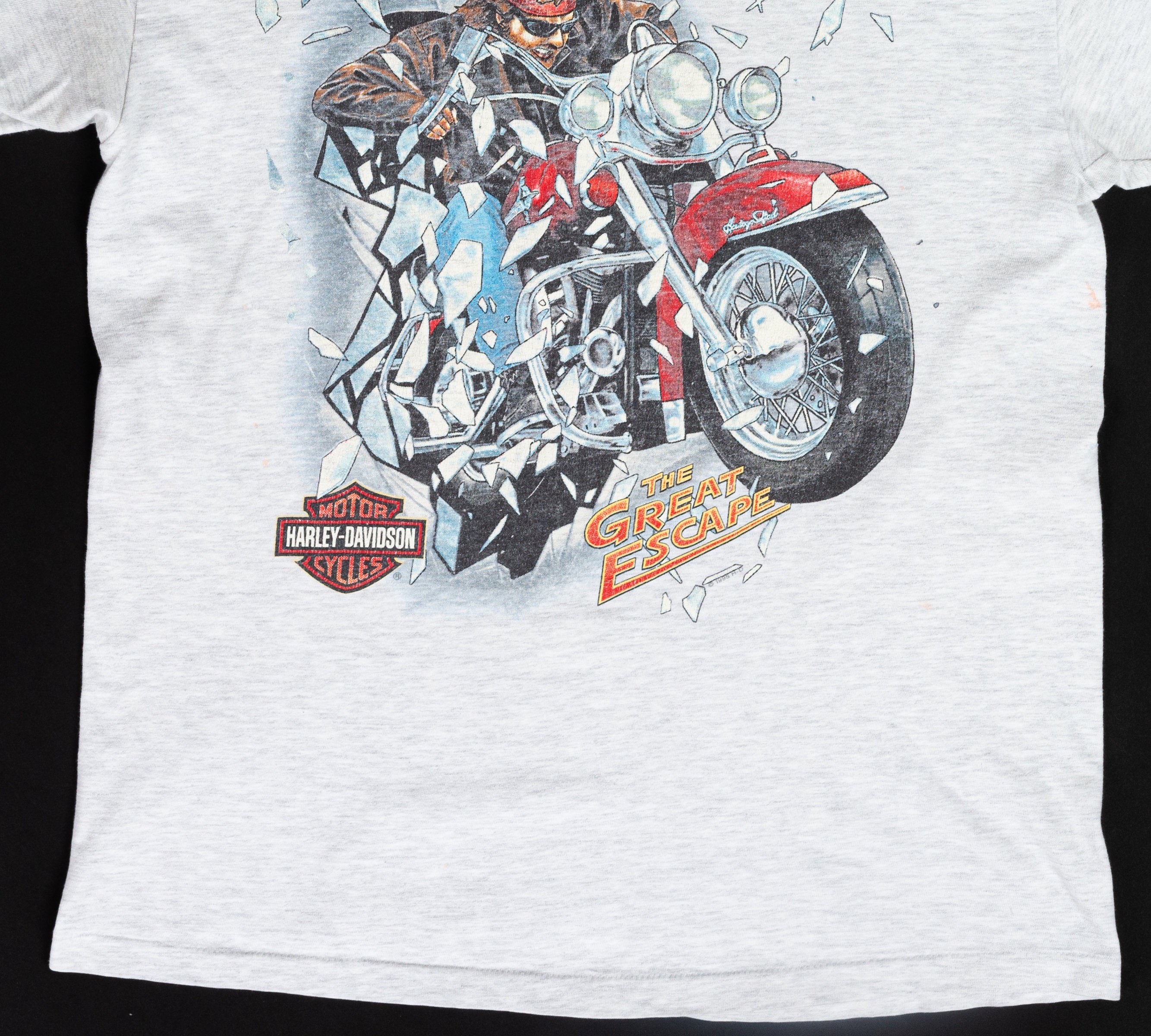 Vintage Harley Davidson The Great Escape T Shirt - Medium – Flying