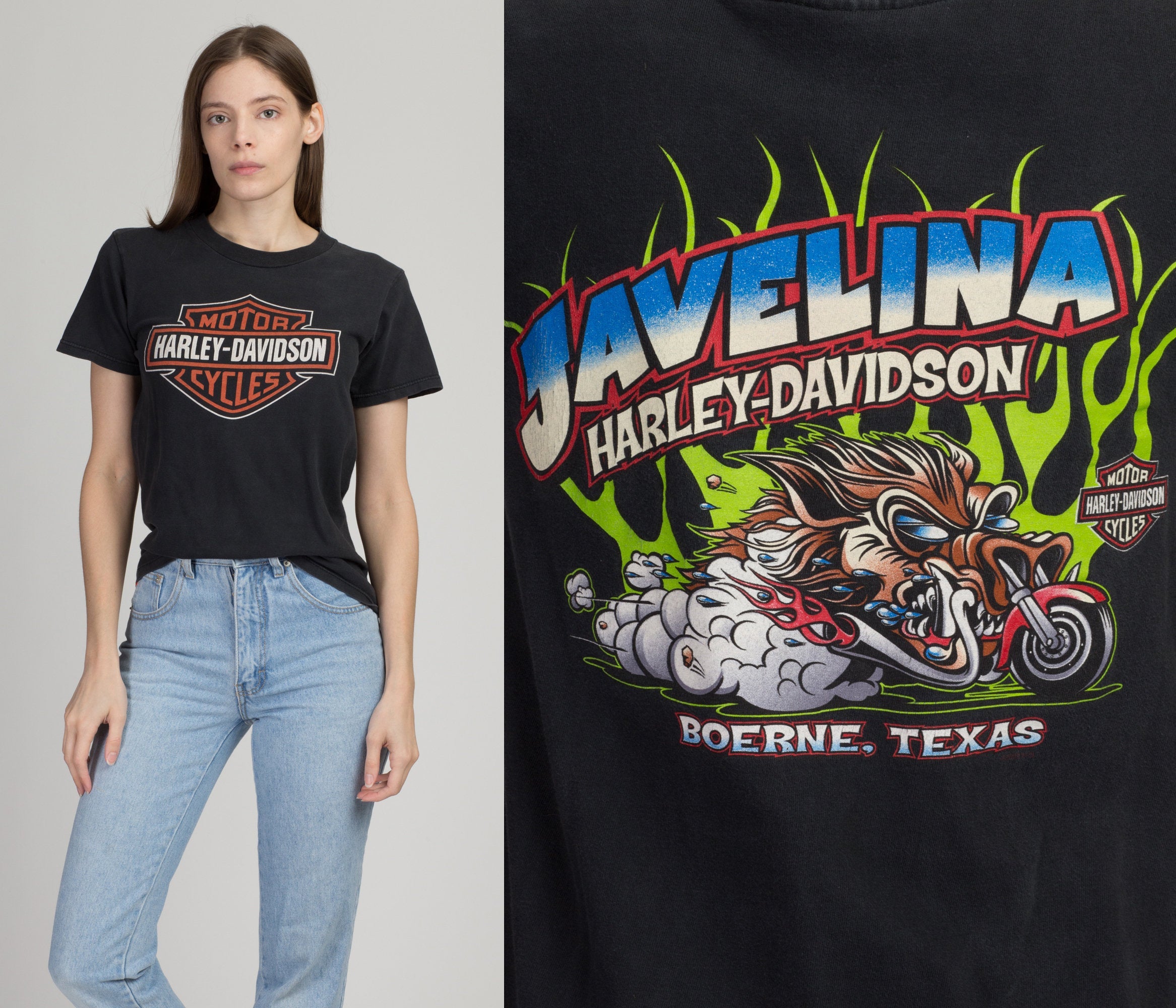 Unisex Vintage Harley Davidson T Shirt online Large FITS LIKE A SMALL