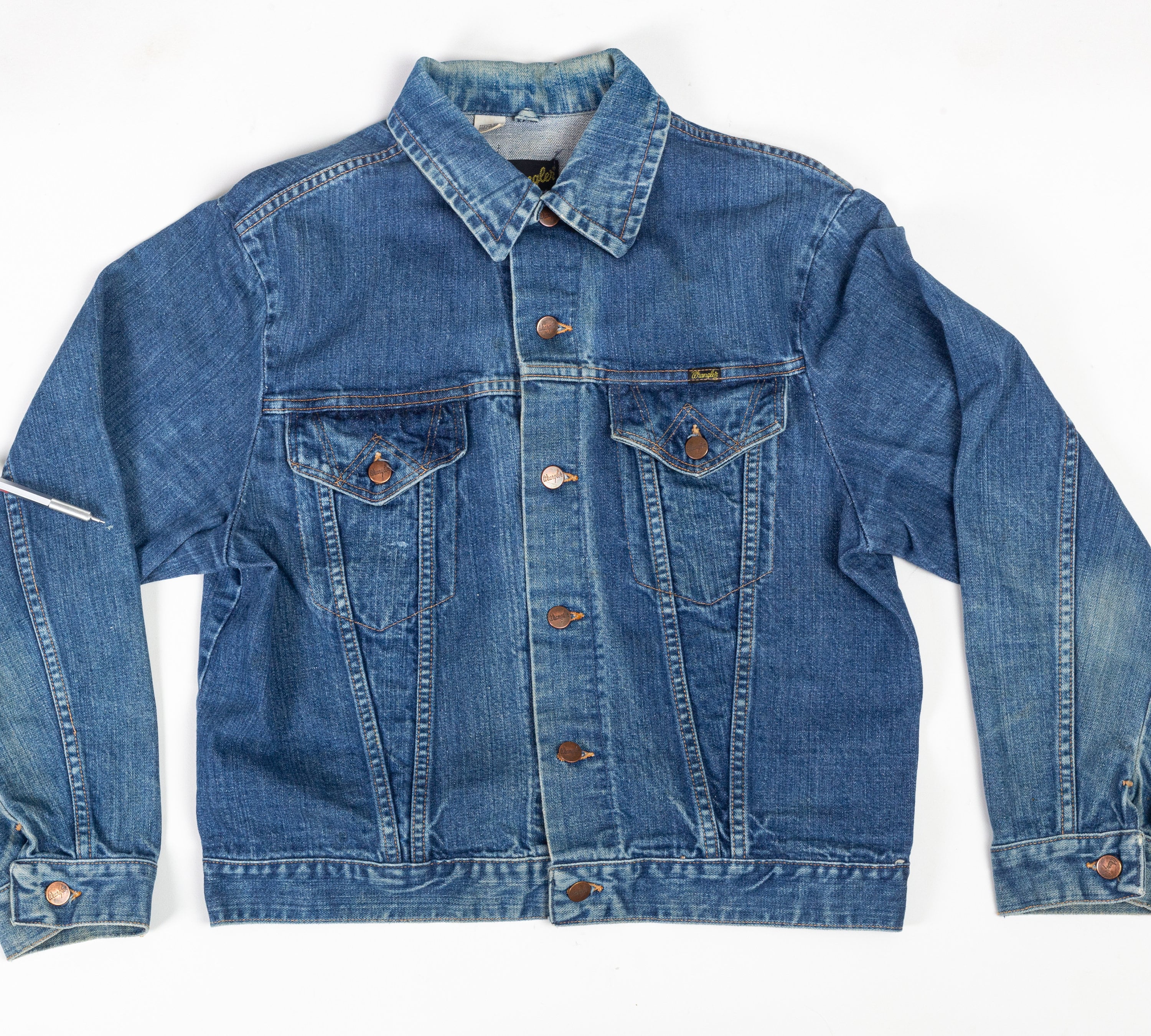 Buy Wrangler Men's Rugged Wear Unlined Denim Jacket,Vintage Indigo,Medium  at Amazon.in