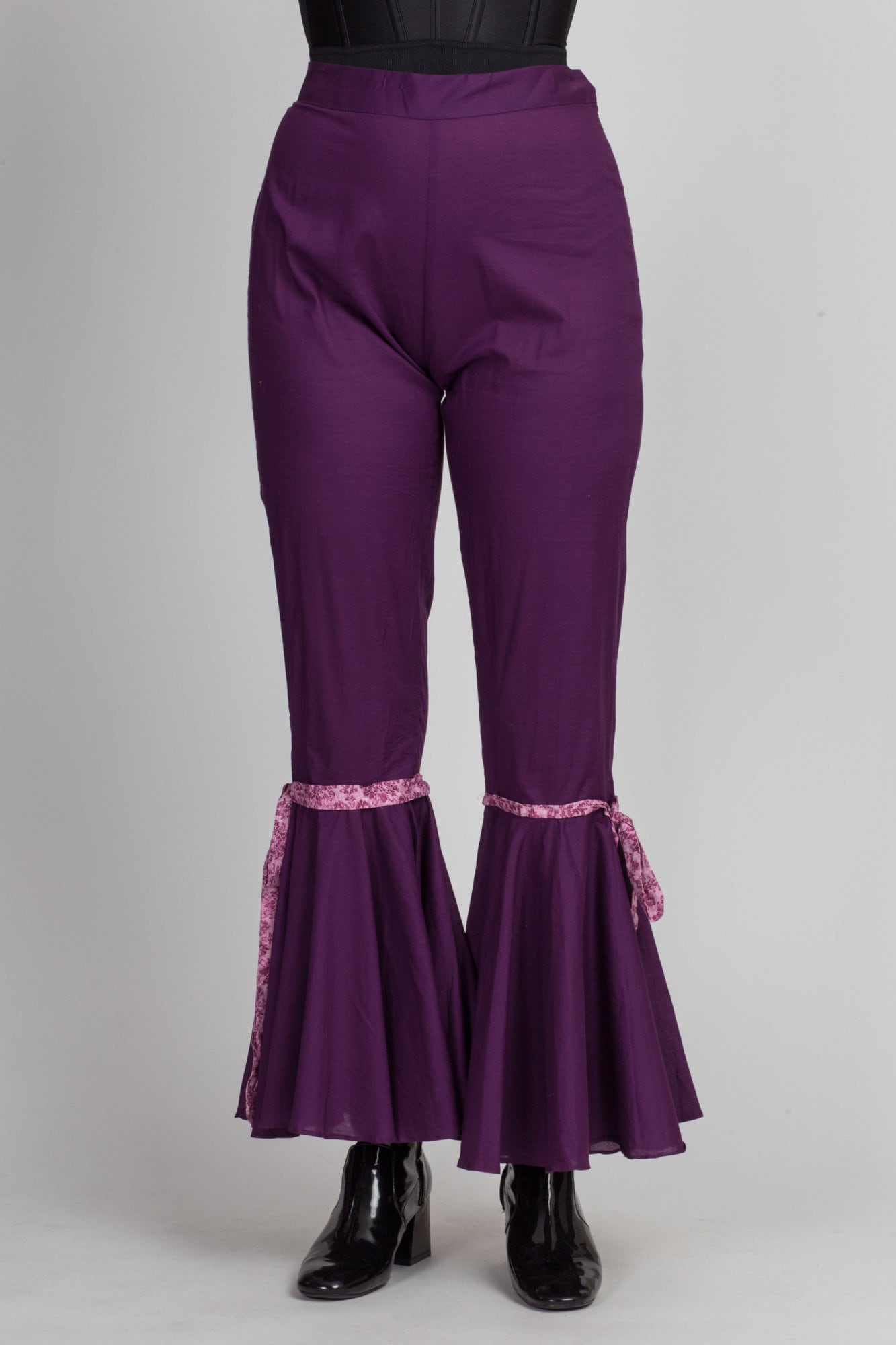 Women Fashion Boho Hippie High Waist Wide Leg Long Flared Bell Bottom  Printing Pants S-XL | Wish