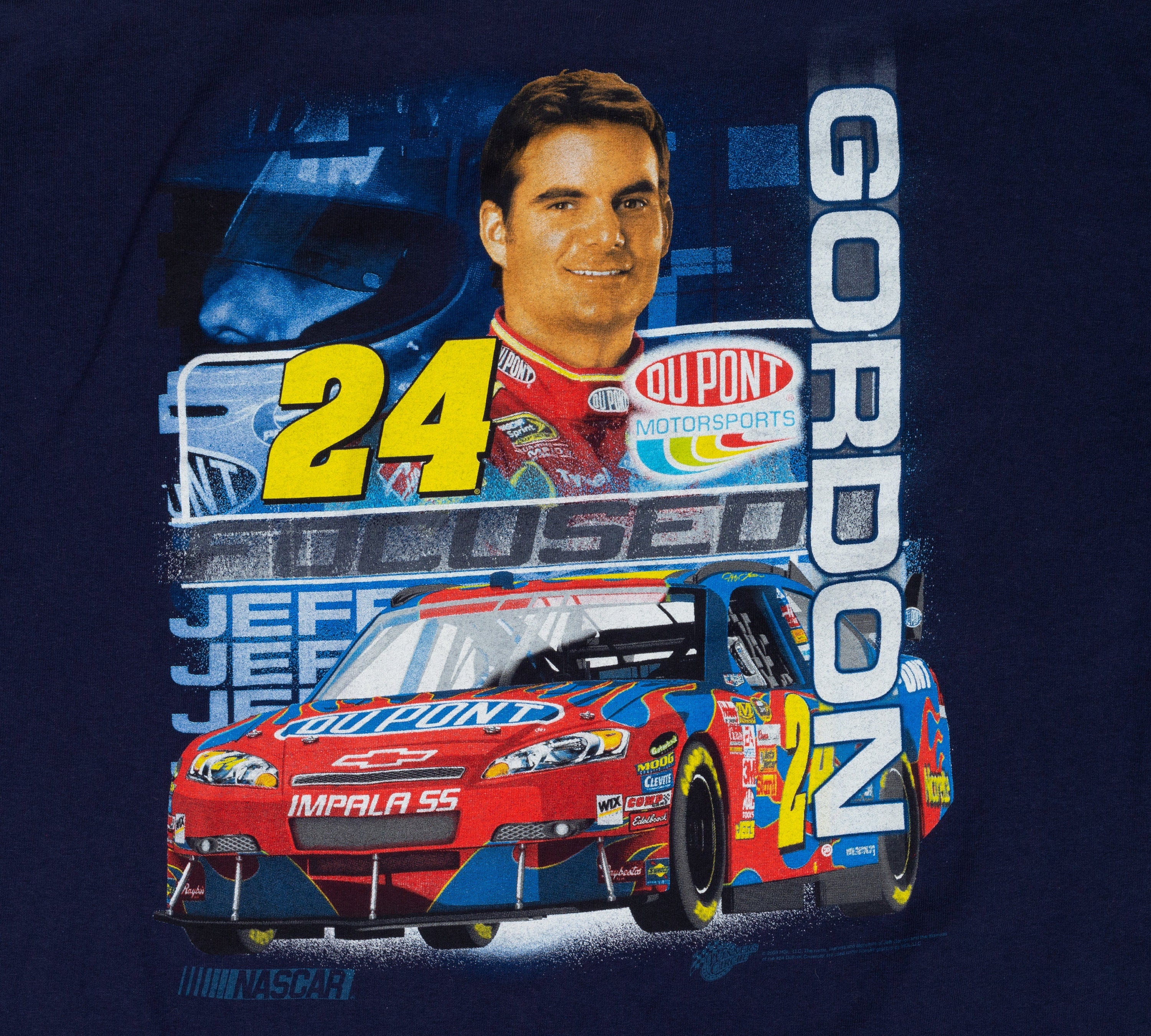 90s Jeff Gordon #24 NASCAR Tee - Men's XL, Women's 2XL – Flying