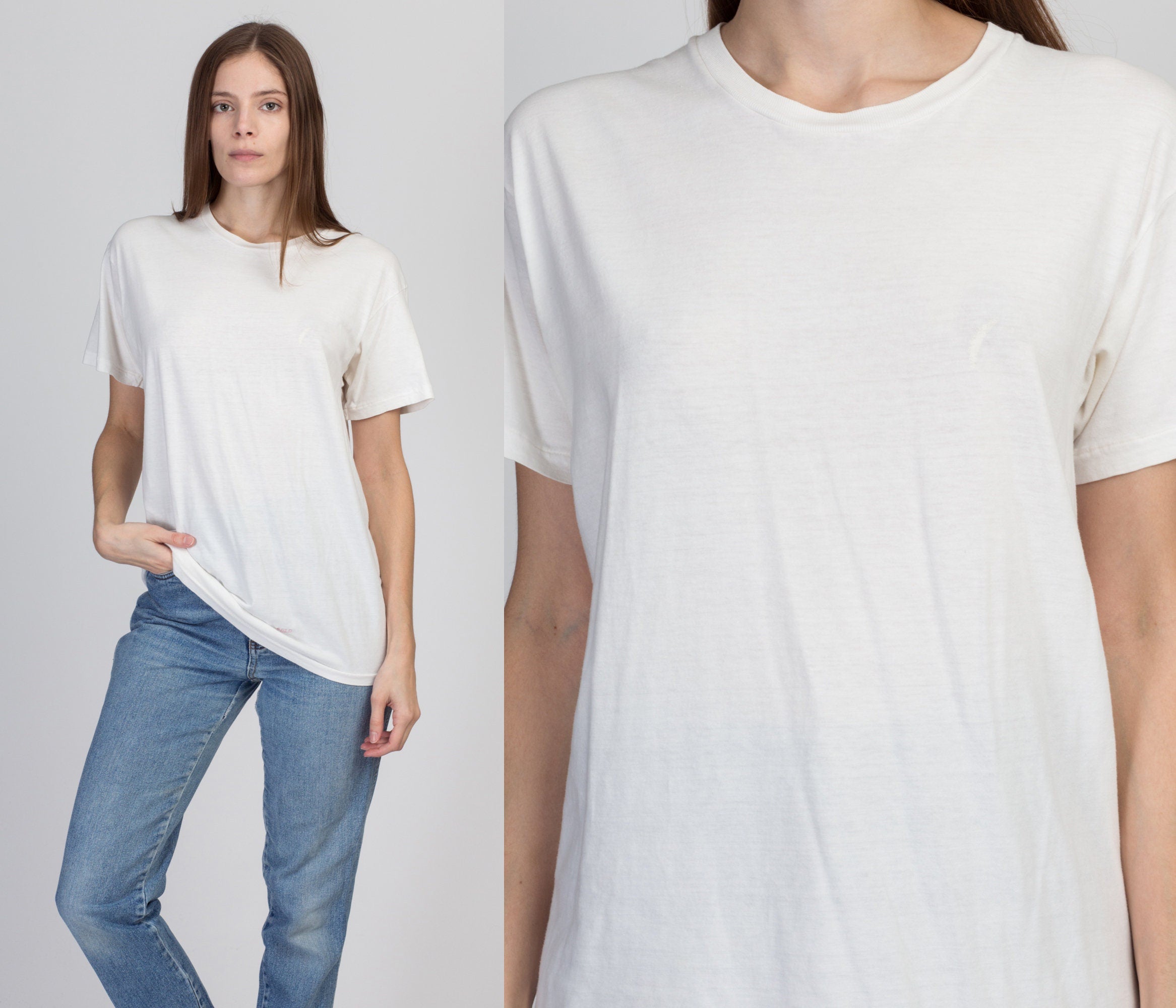 Ralph lauren plain white t shirt online