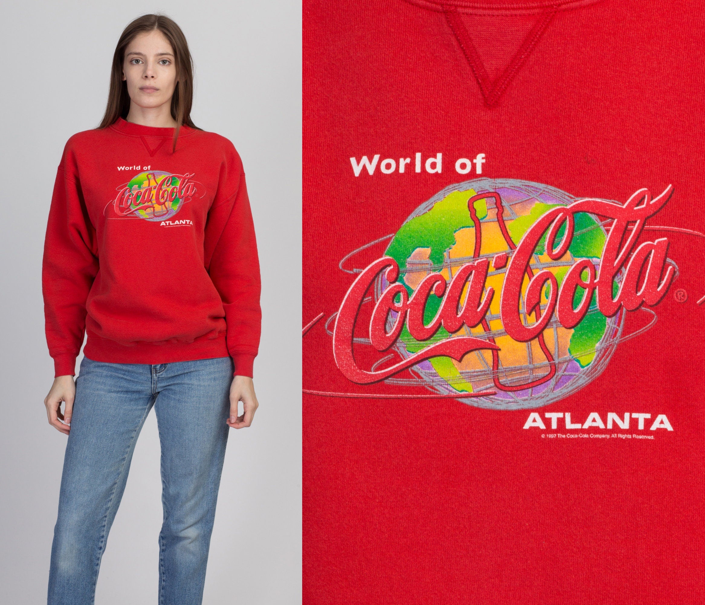 Coca on sale cola sweatshirt