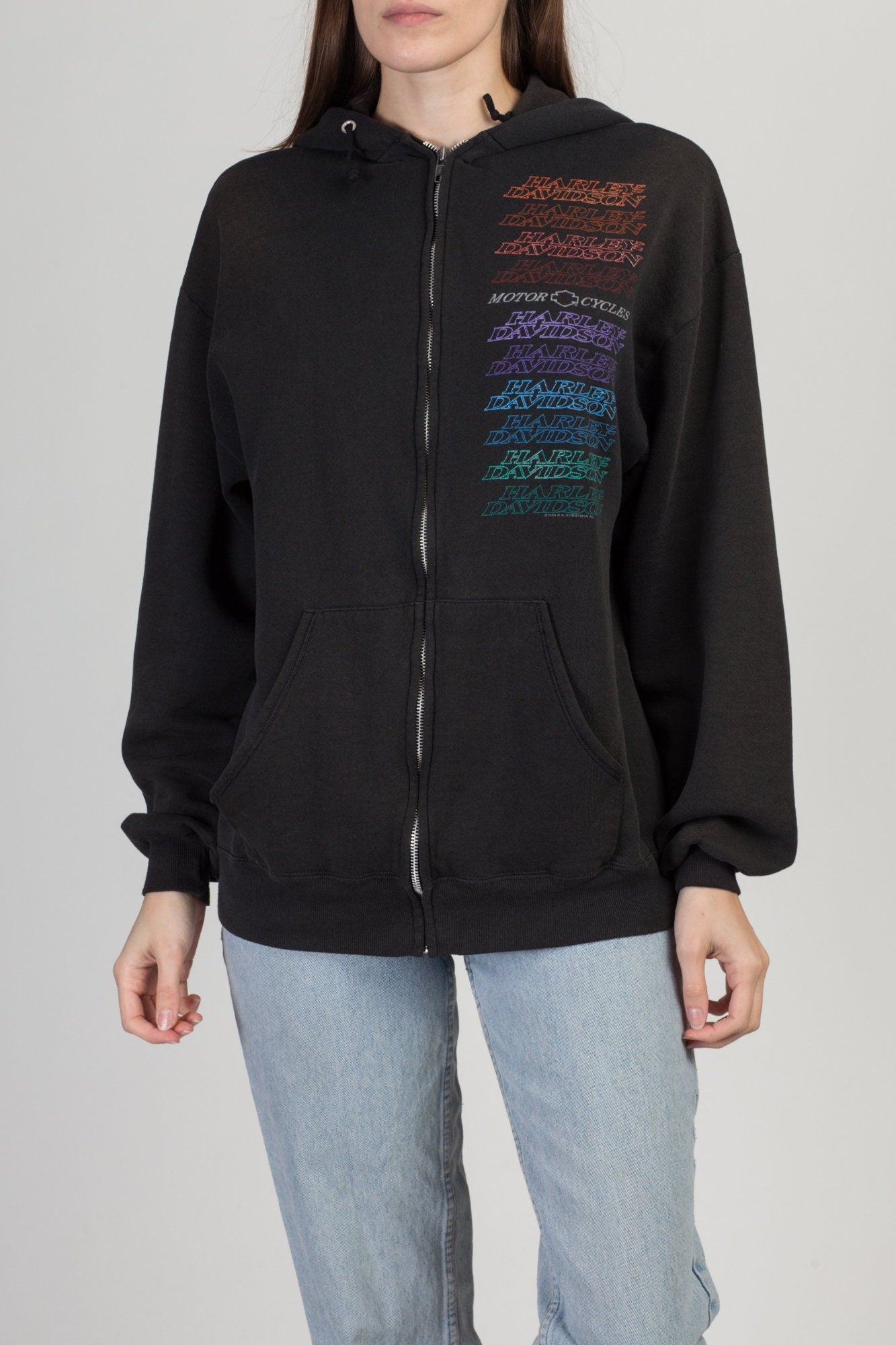 Harley zip up outlet sweatshirt