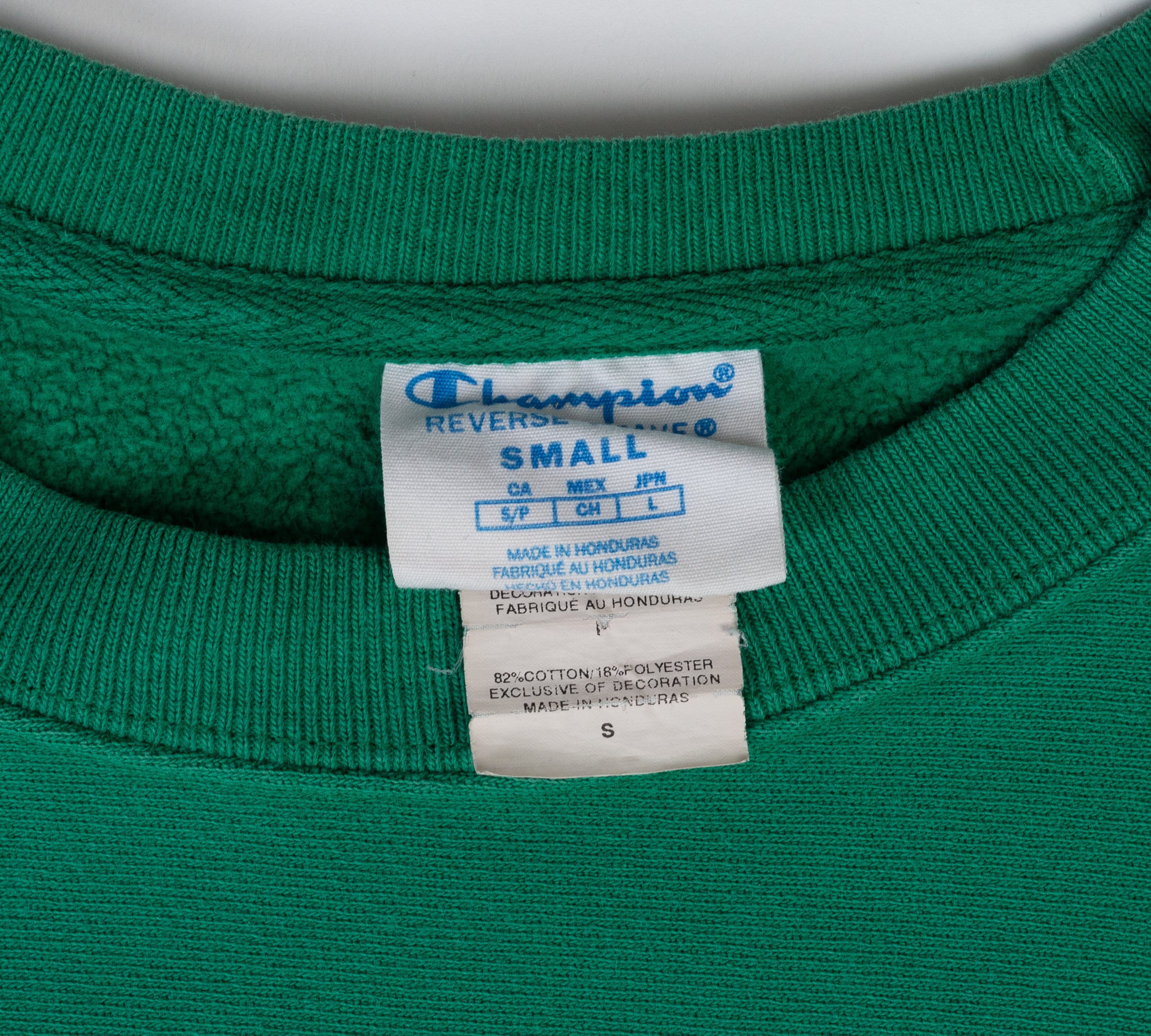 Emerald green hotsell champion sweater vintage