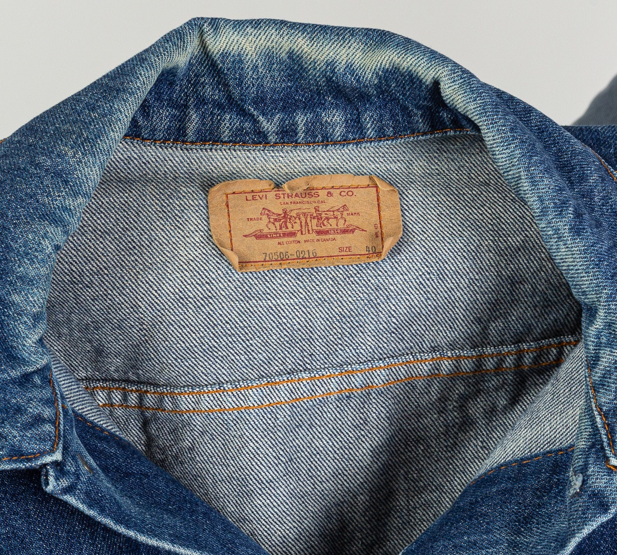 80s Levi's Dark Wash Denim Jacket - Men's Small, Women's Medium