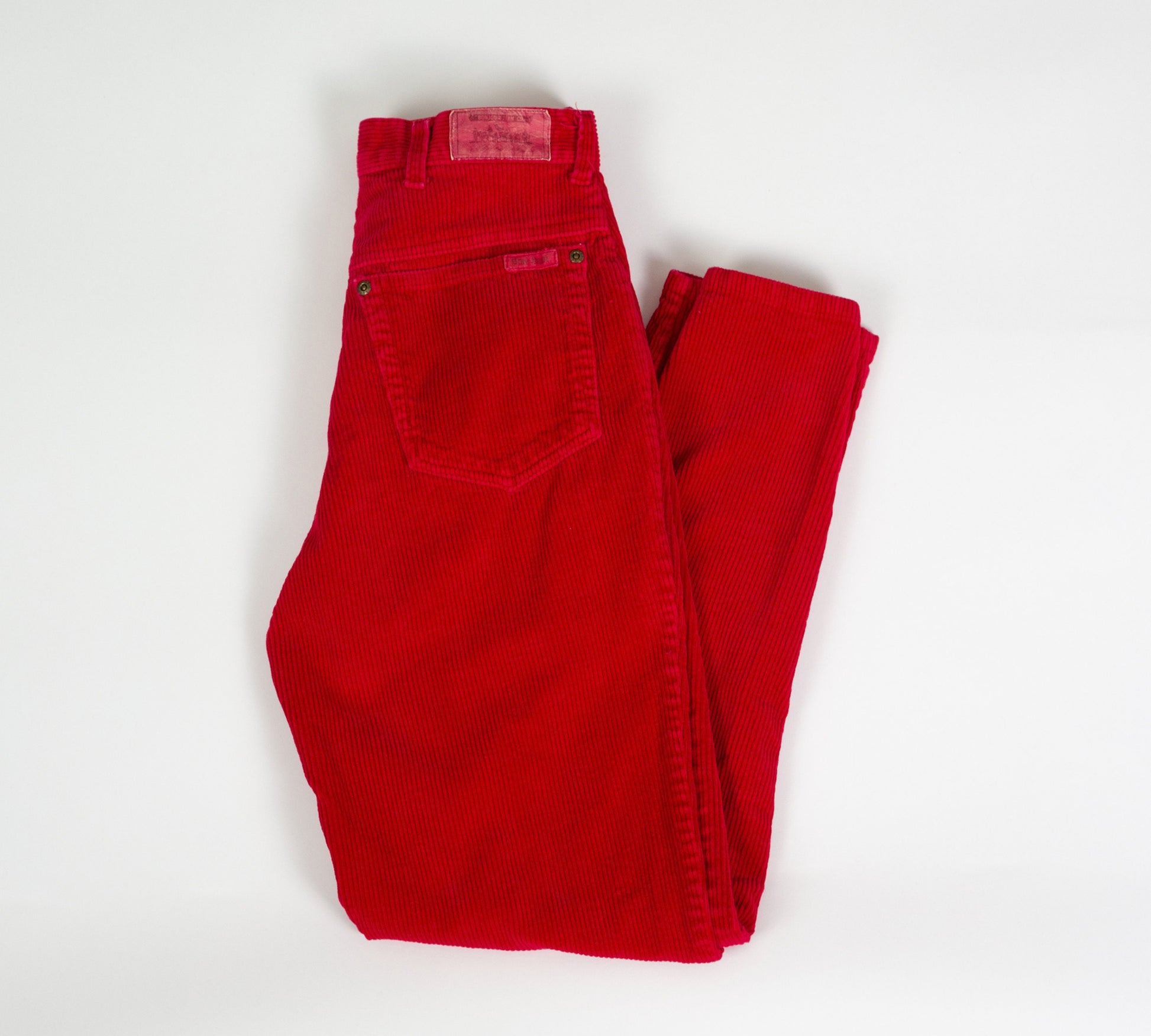 Red Corduroy Pants (S)