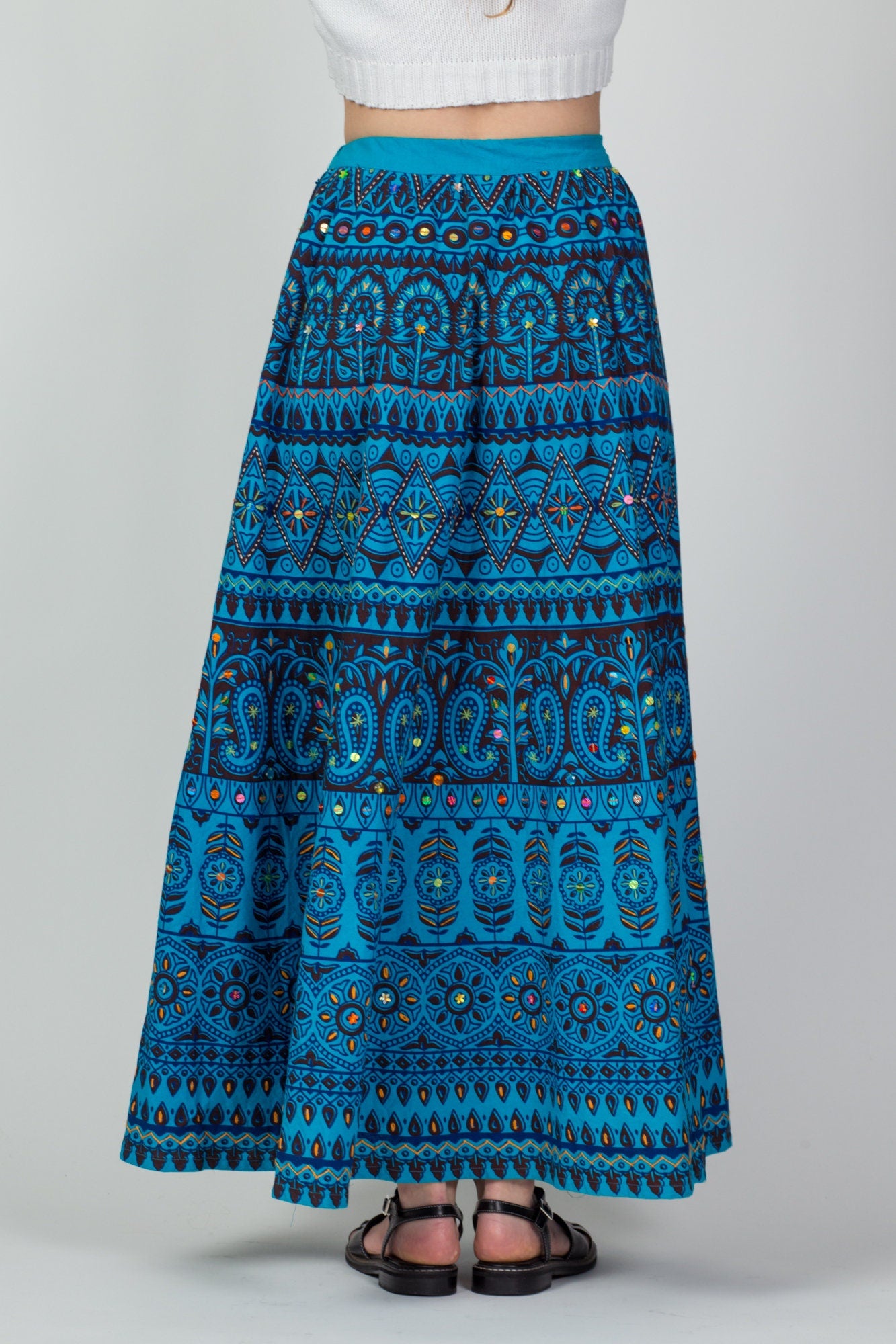 70s hotsell blue skirt