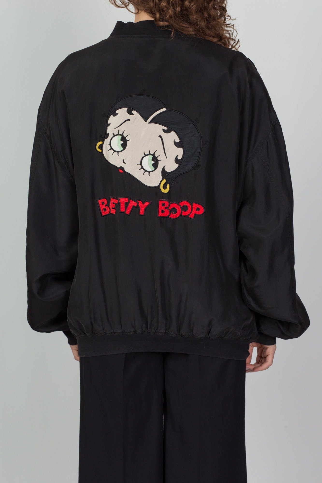 Vintage 1993 Silk Betty Boop Bomber Jacket - Men's XL – Flying ...