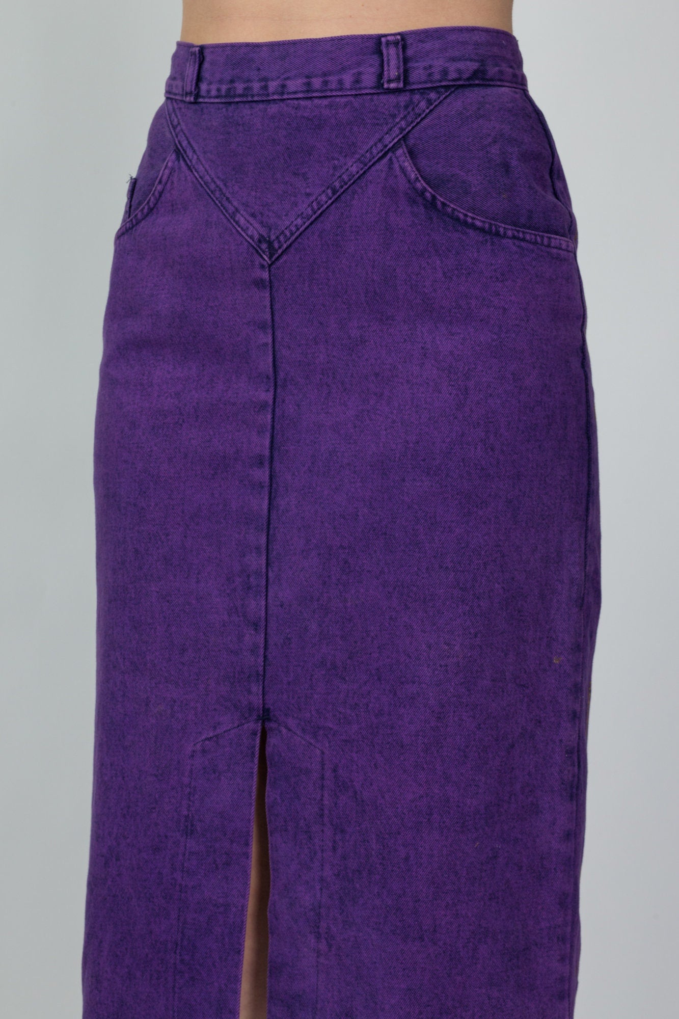 Marc Jacobs Purple Denim Mini Skirt S/M – OMNIA