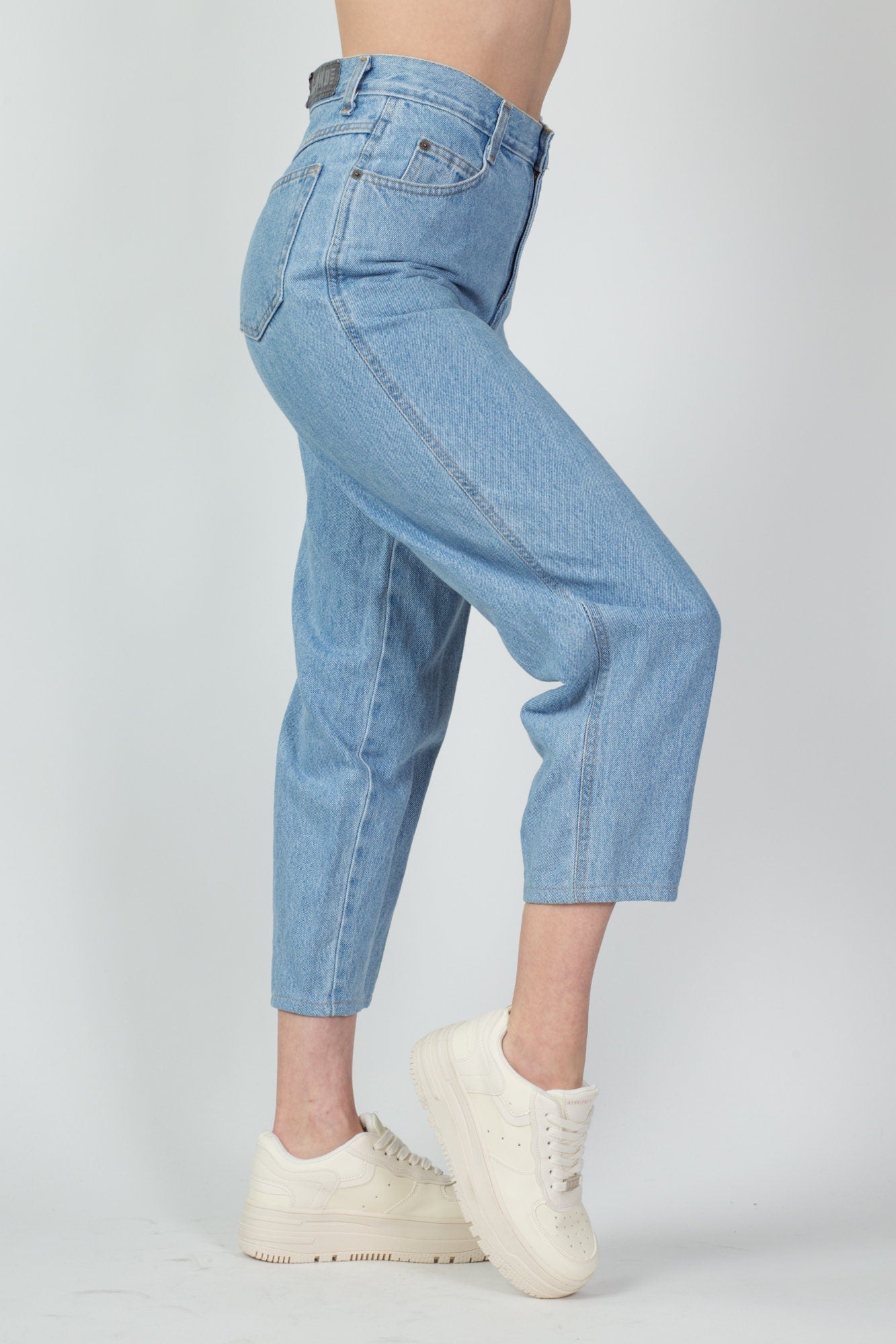 80s 90s Gitano High Waist Ankle Jeans - Small, 27