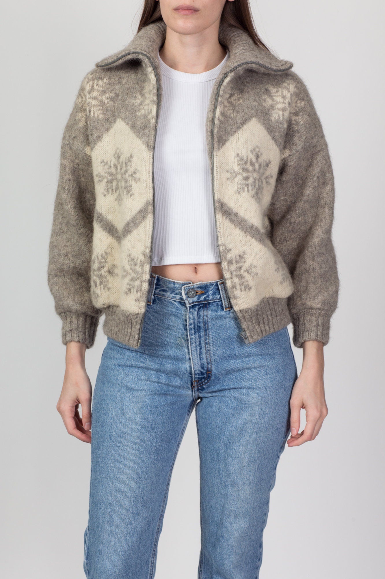 Free people snowflake on sale sweater