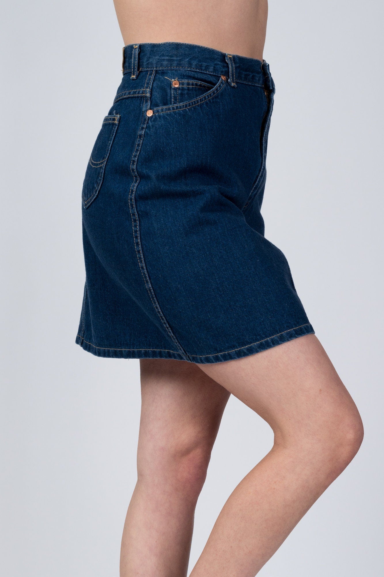 Denim mini skirt outlet 90s