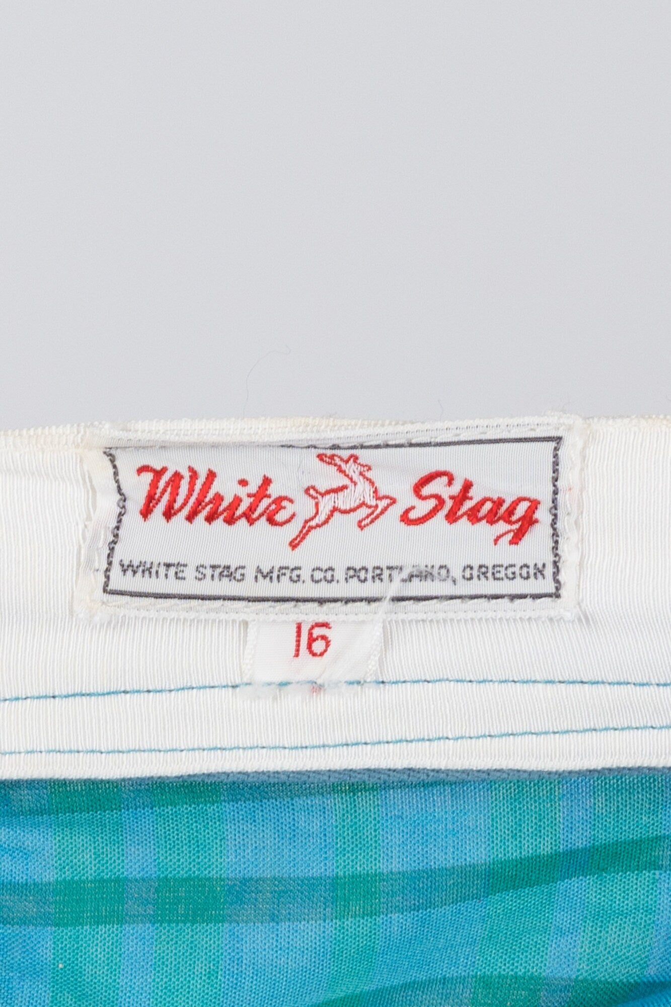 White 2024 stag shorts