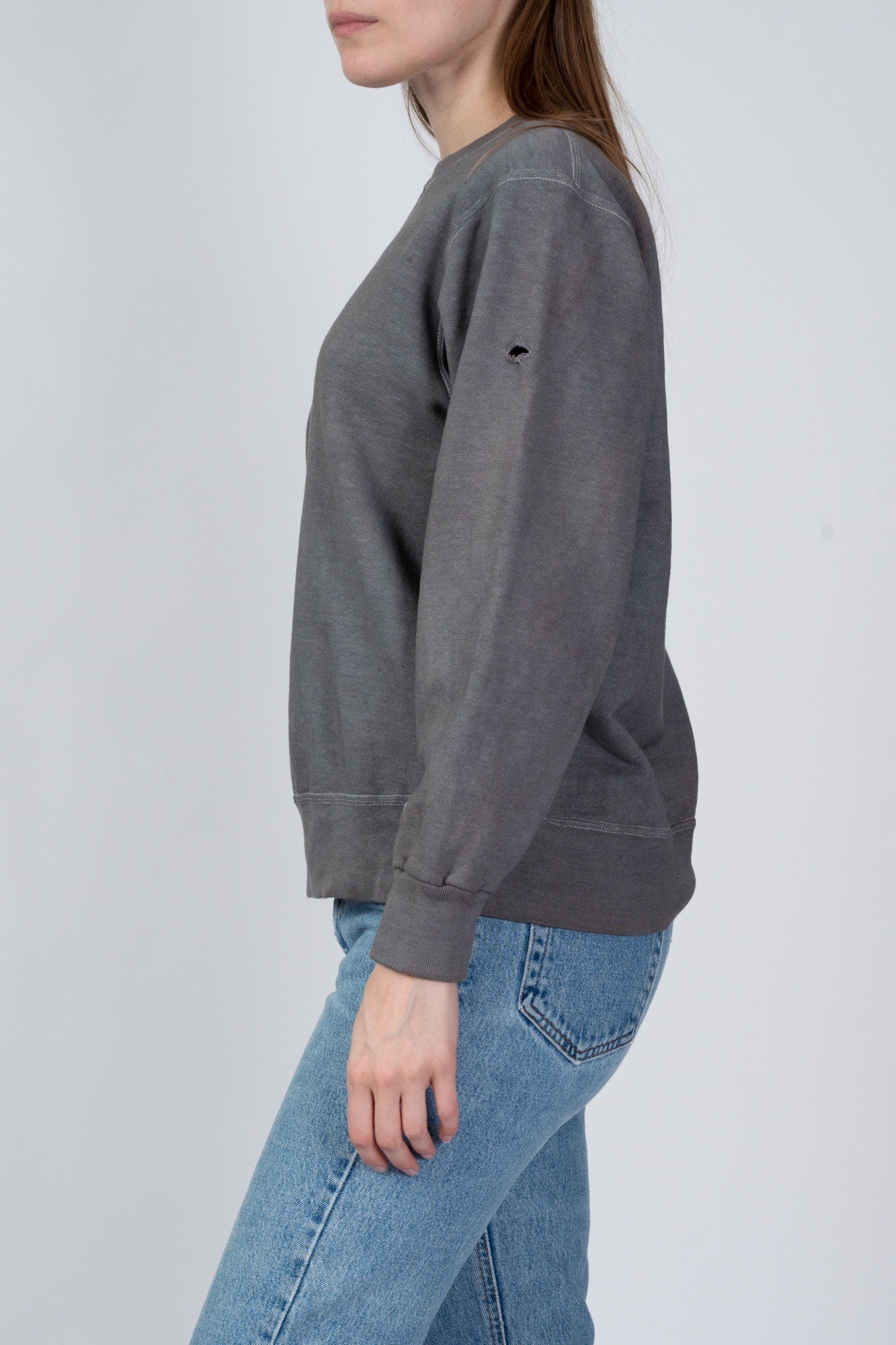 Distressed sale sweatshirt womens